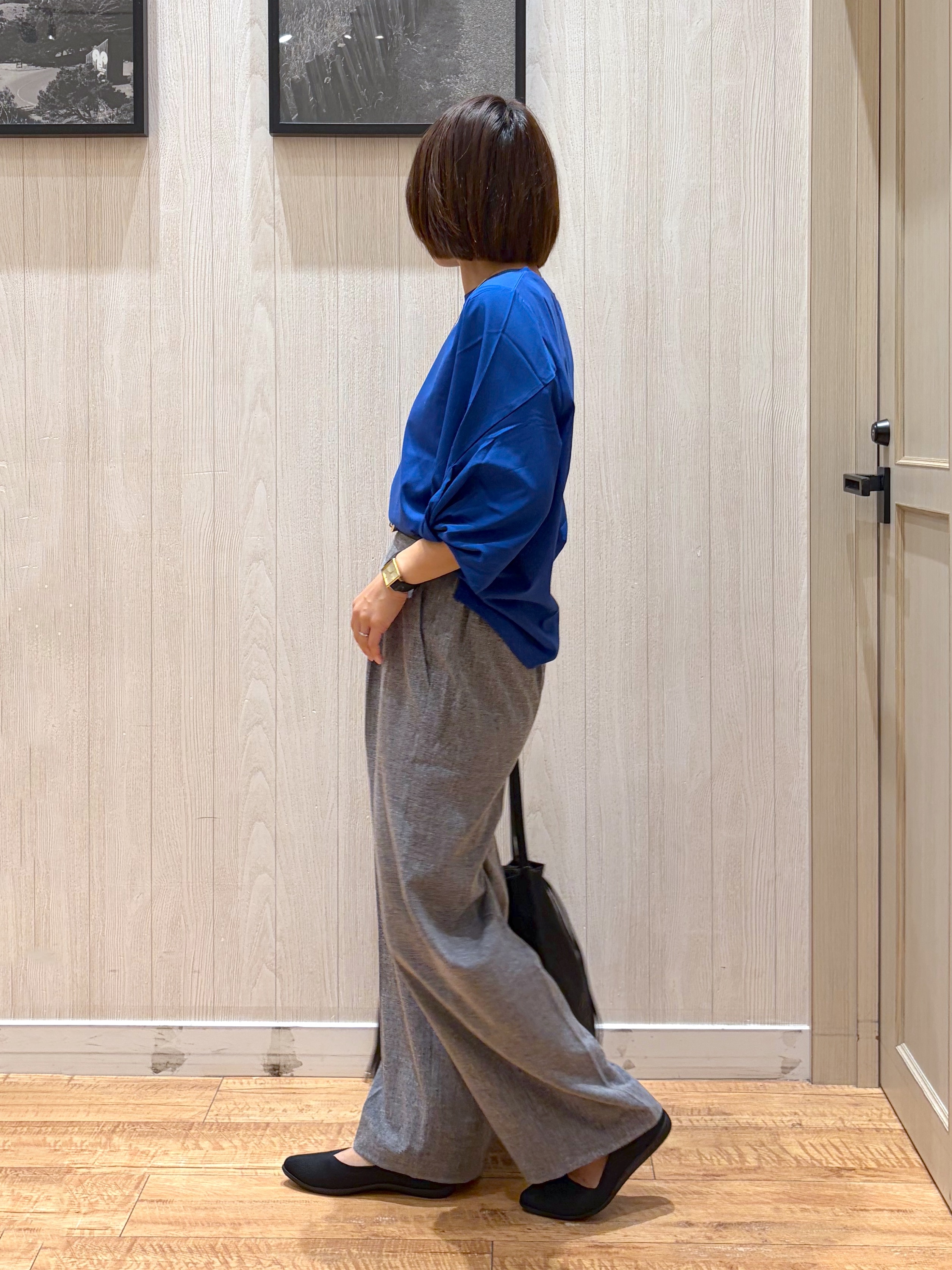shirayuuuさんの「SHOO･LA･RUE｜【S-LL/洗濯機可/二の腕カバー】楽に上品見え ツイストスリーブトップス」を使ったコーディネート