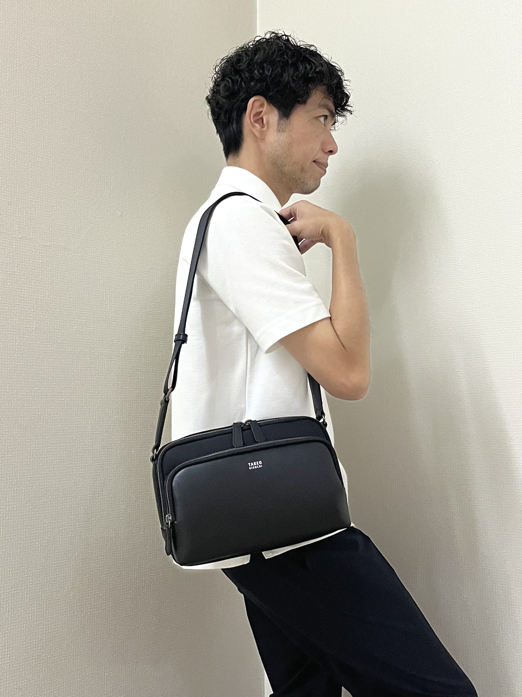 URAさんの「TAKEO KIKUCHI｜【抗菌防臭】ステイフレッシュ ポロシャツ」を使ったコーディネート