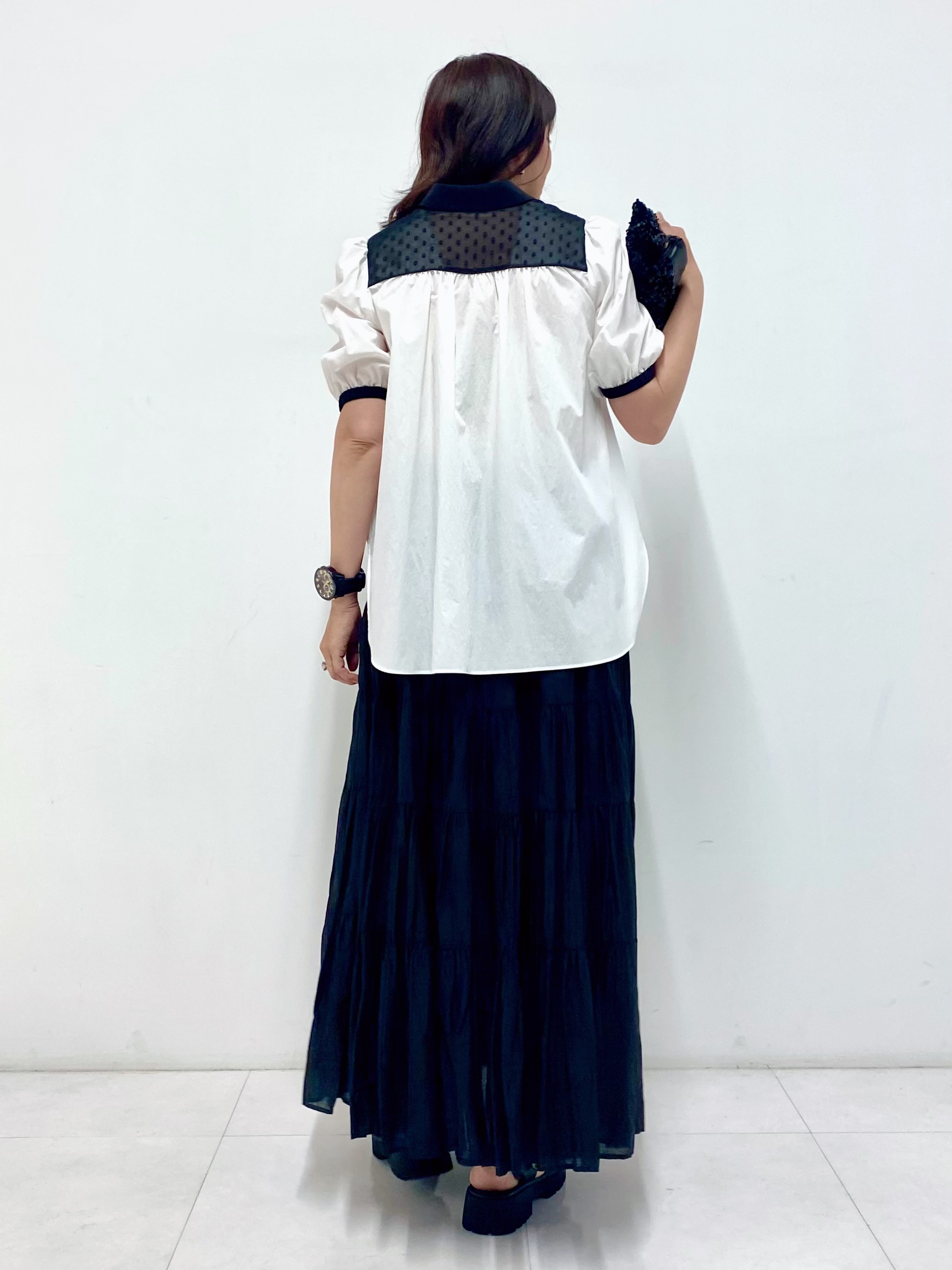Sawaguchiさんの「DRESSTERIOR｜【着映え】ブザム チュニックブラウス」を使ったコーディネート