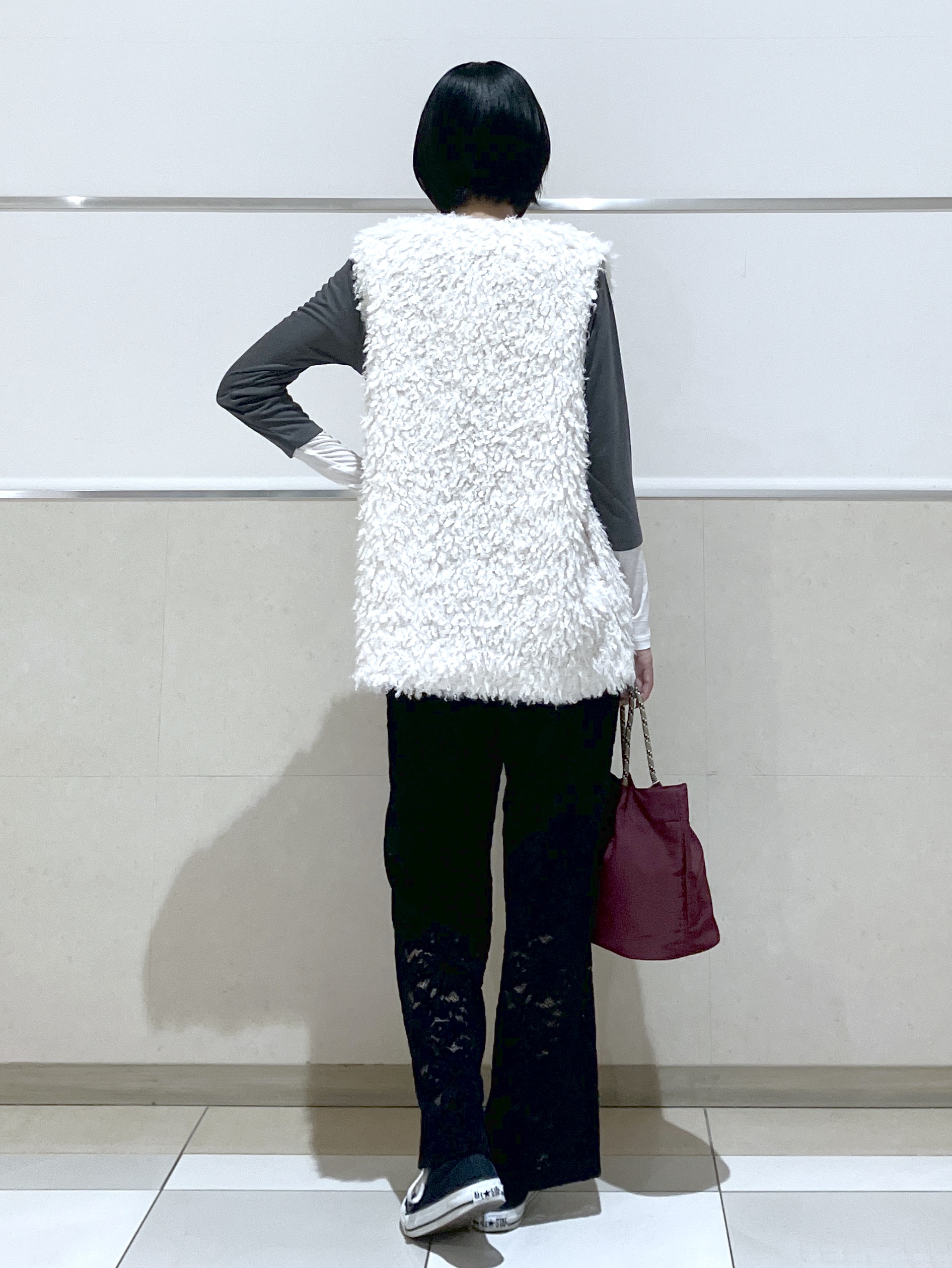eriko さんの「Dessin｜【調温機能】シアーリブプルオーバー」を使ったコーディネート