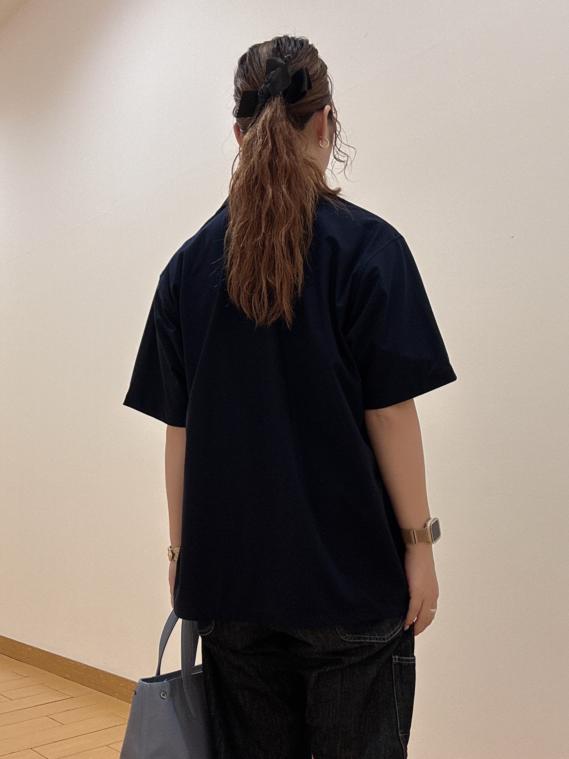 ヒナさんの「TAKEO KIKUCHI｜【汗染み軽減/接触冷感】フェイクレイヤード ワンポイント刺繍Ｔシャツ」を使ったコーディネート