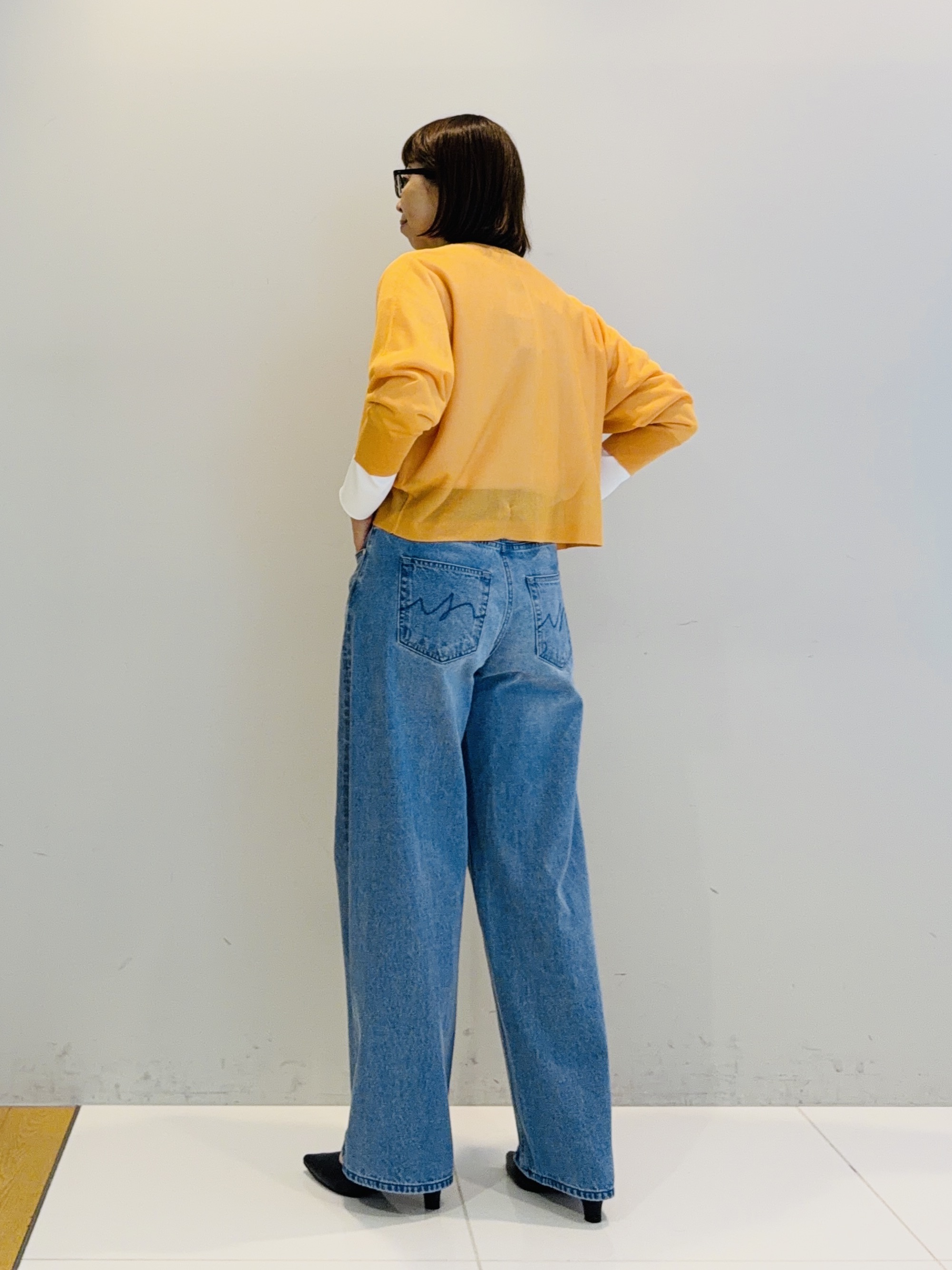 murayamaさんの「INDIVI｜【新作登場！】カーブシルエットデニム」を使ったコーディネート