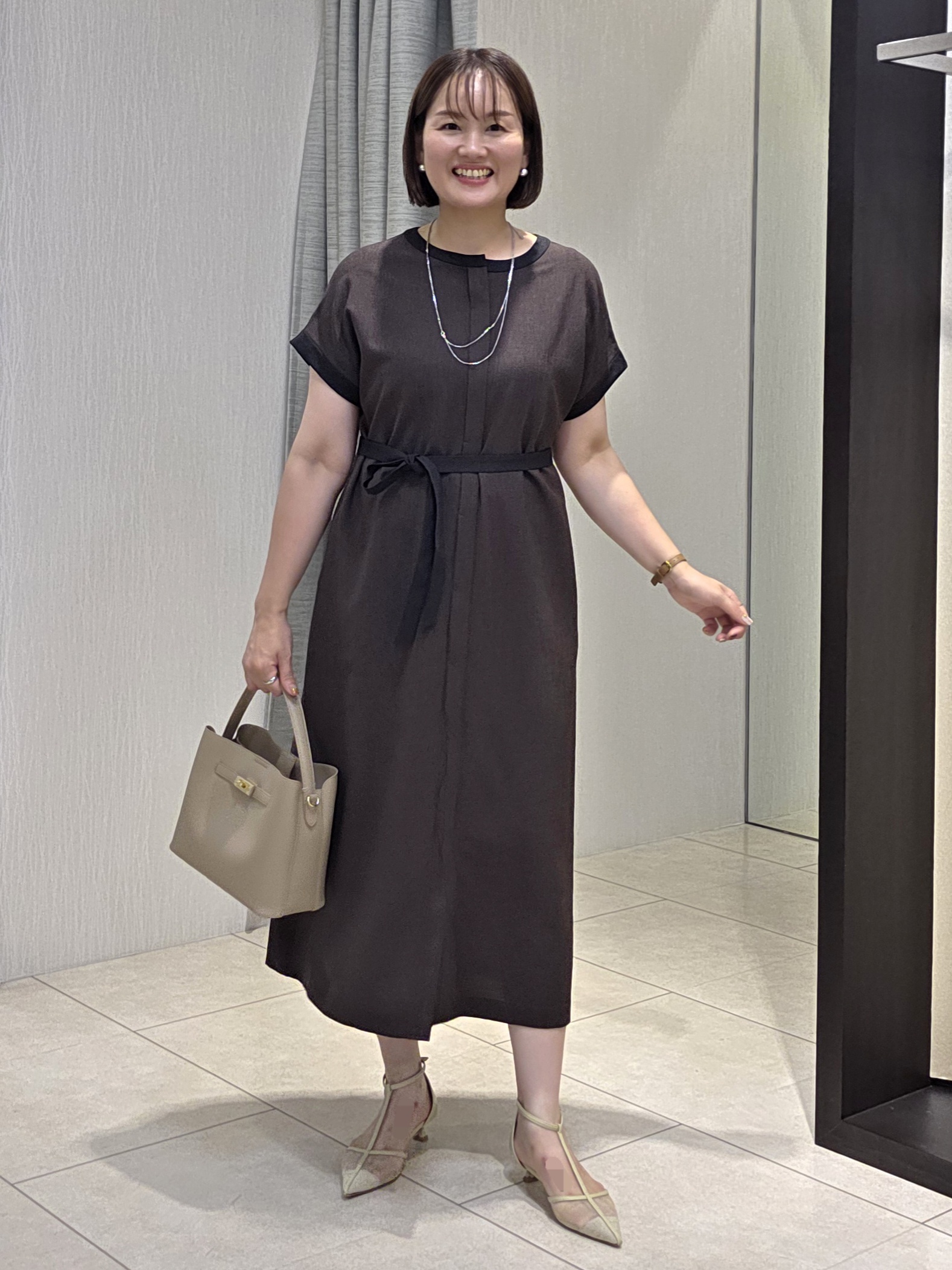 naokoさんの「UNTITLED｜◆【アンサンブル可】ポコポコカーディガン」を使ったコーディネート