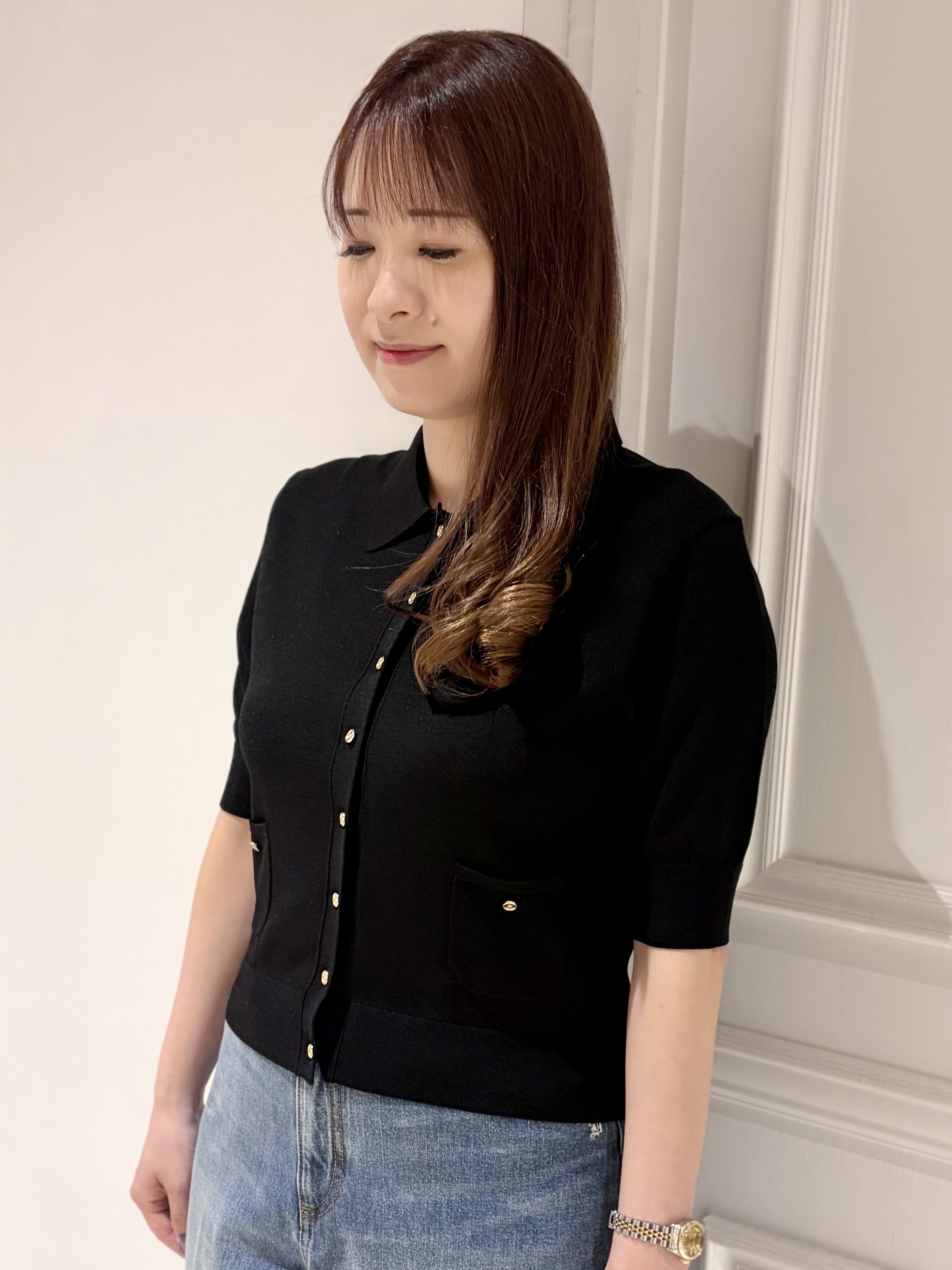 minowaさんの「DRESSTERIOR｜【UVカット】クールタッチ シャツカーディガン」を使ったコーディネート