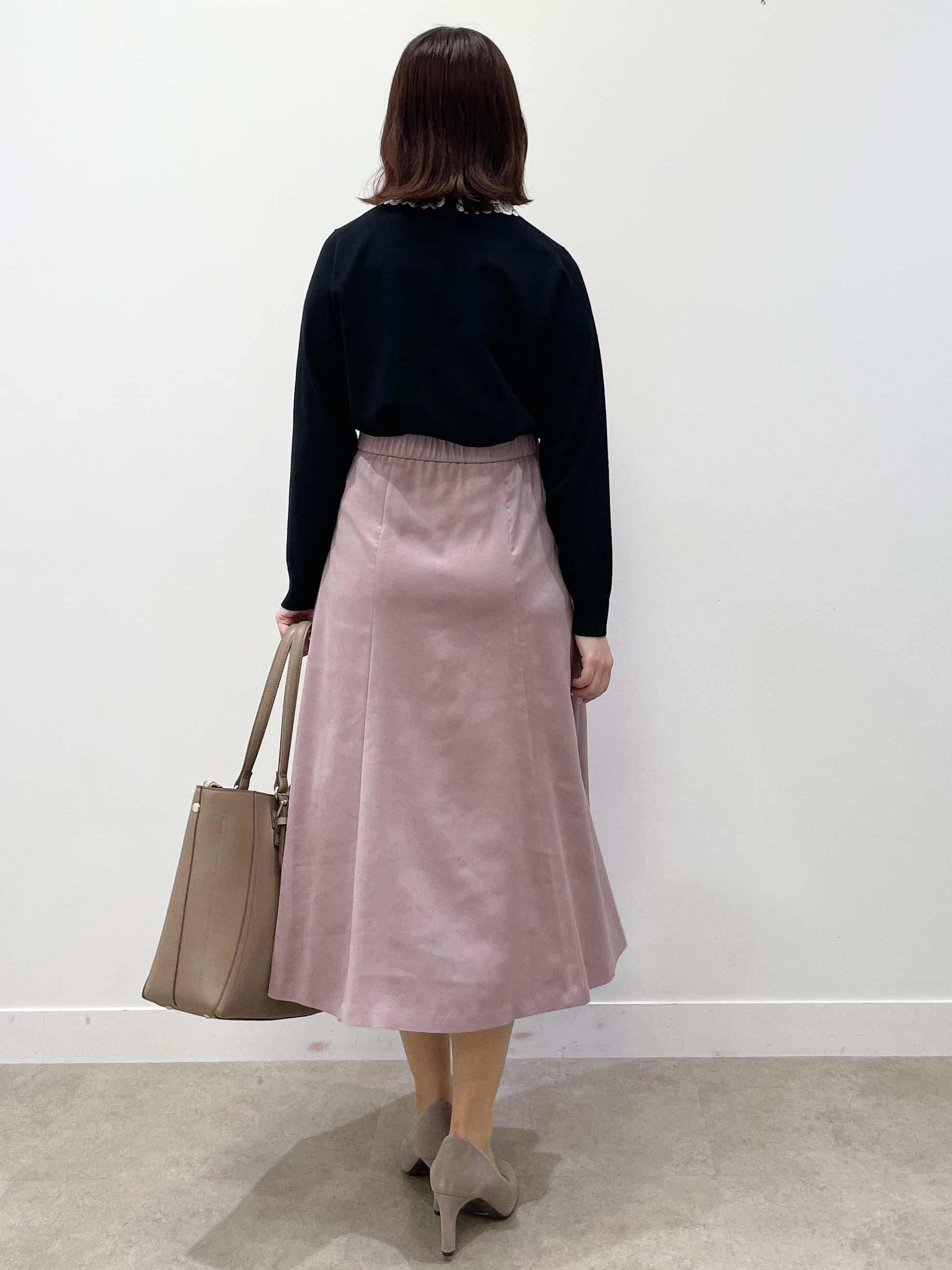 yukariさんの「Reflect｜【付け衿】レース衿付きストレッチニット」を使ったコーディネート