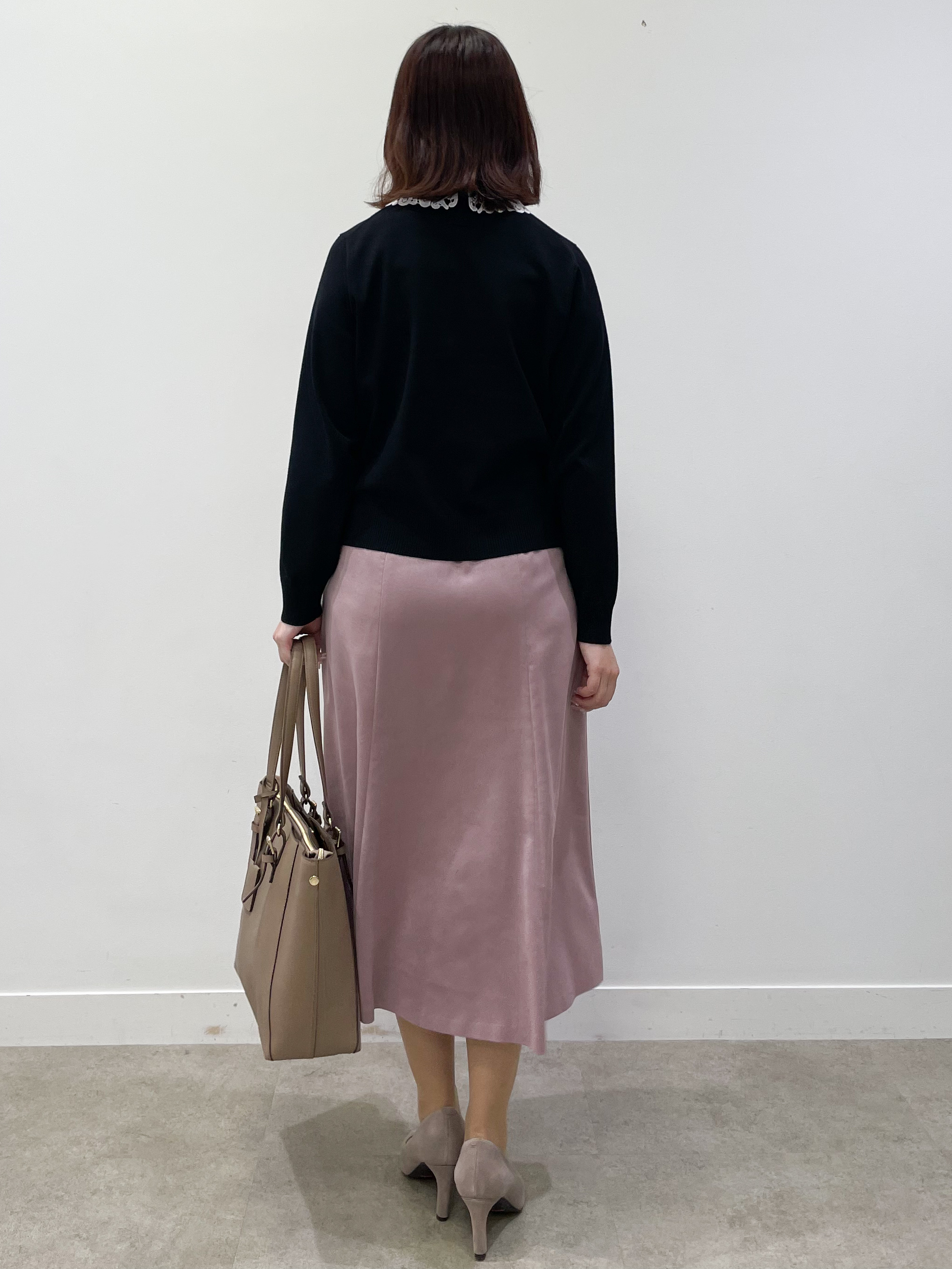 yukariさんの「Reflect｜【付け衿】レース衿付きストレッチニット」を使ったコーディネート