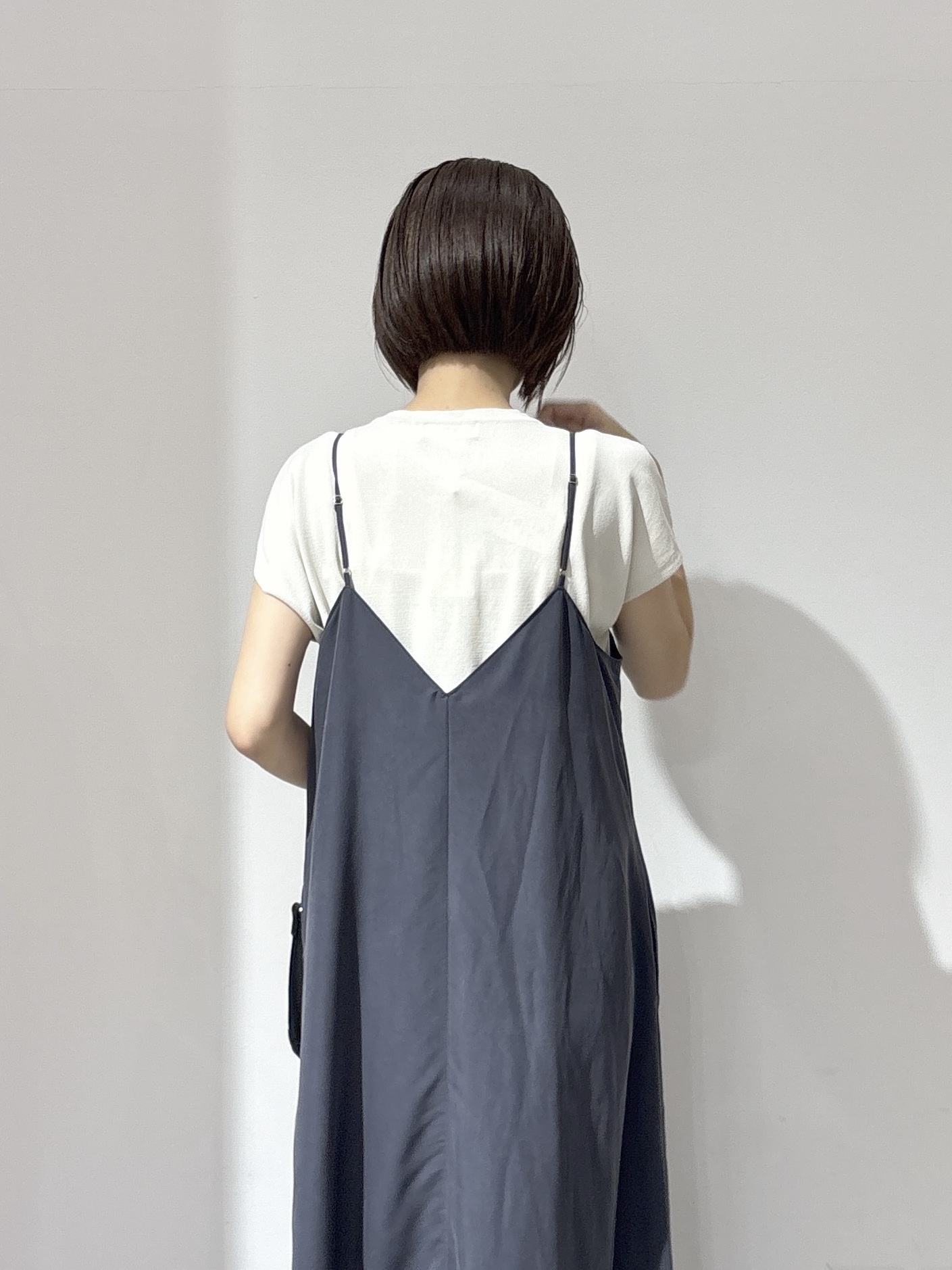 NAKAさんの「OPAQUE.CLIP｜【UV】フリルフレンチスリーブニット《接触冷感／洗濯機OK》」を使ったコーディネート