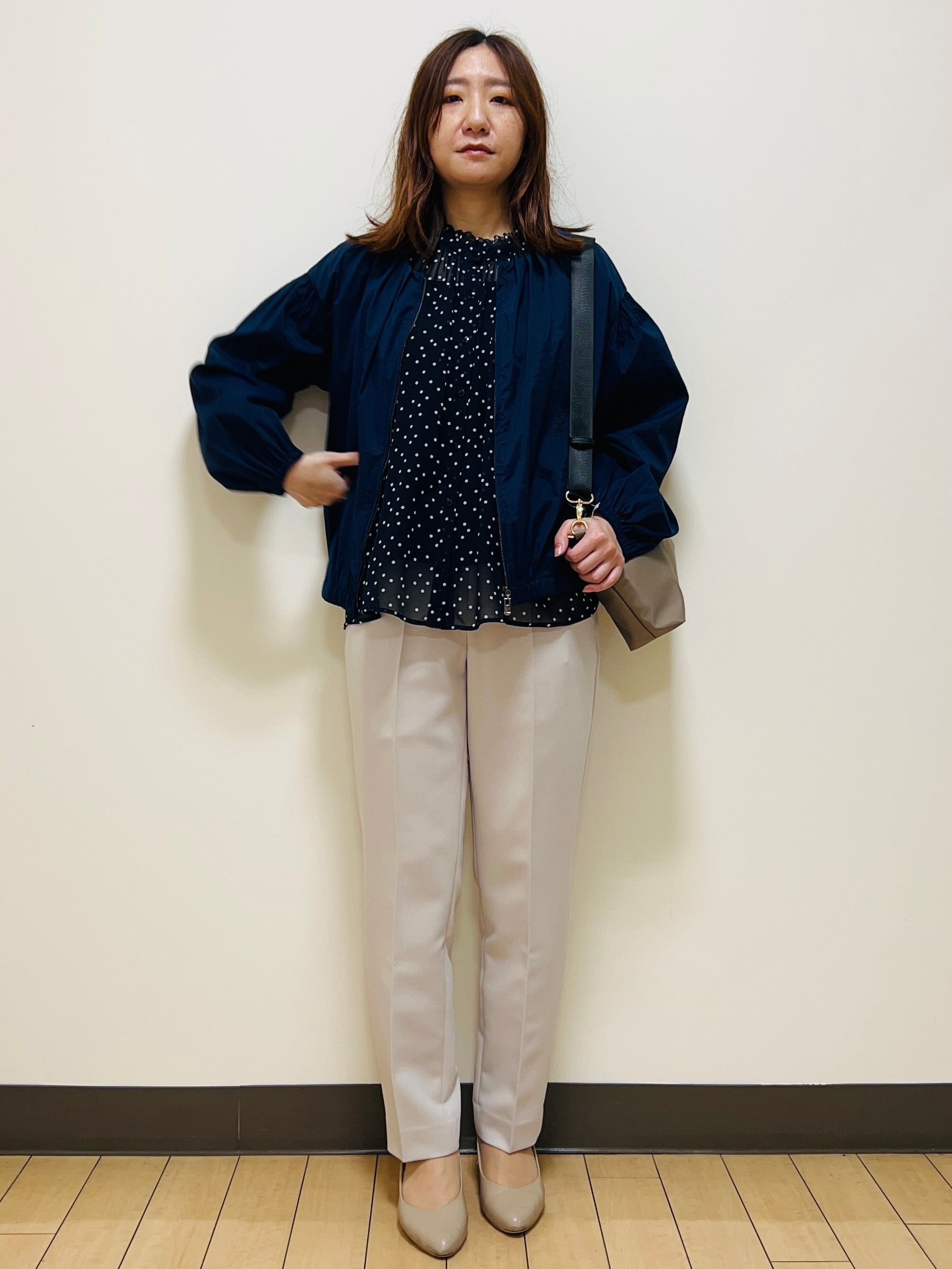 miiiさんの「Reflect｜フロントファスナーシアーブルゾン」を使ったコーディネート