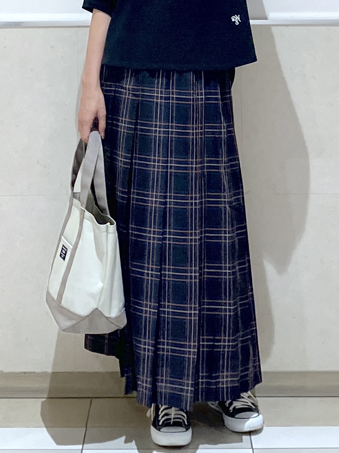 eriko さんの「Dessin｜バックヘンリーカットソー5分袖」を使ったコーディネート
