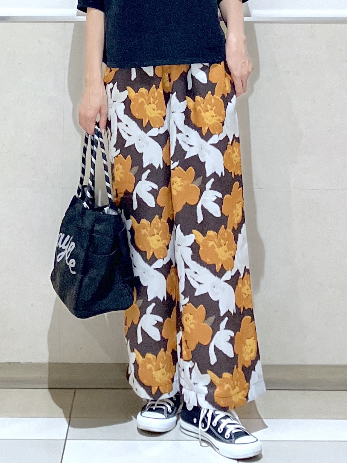 eriko さんの「Dessin｜【高レビュー/洗える/XS-L】バックヘンリーミニ裏毛 5分袖」を使ったコーディネート