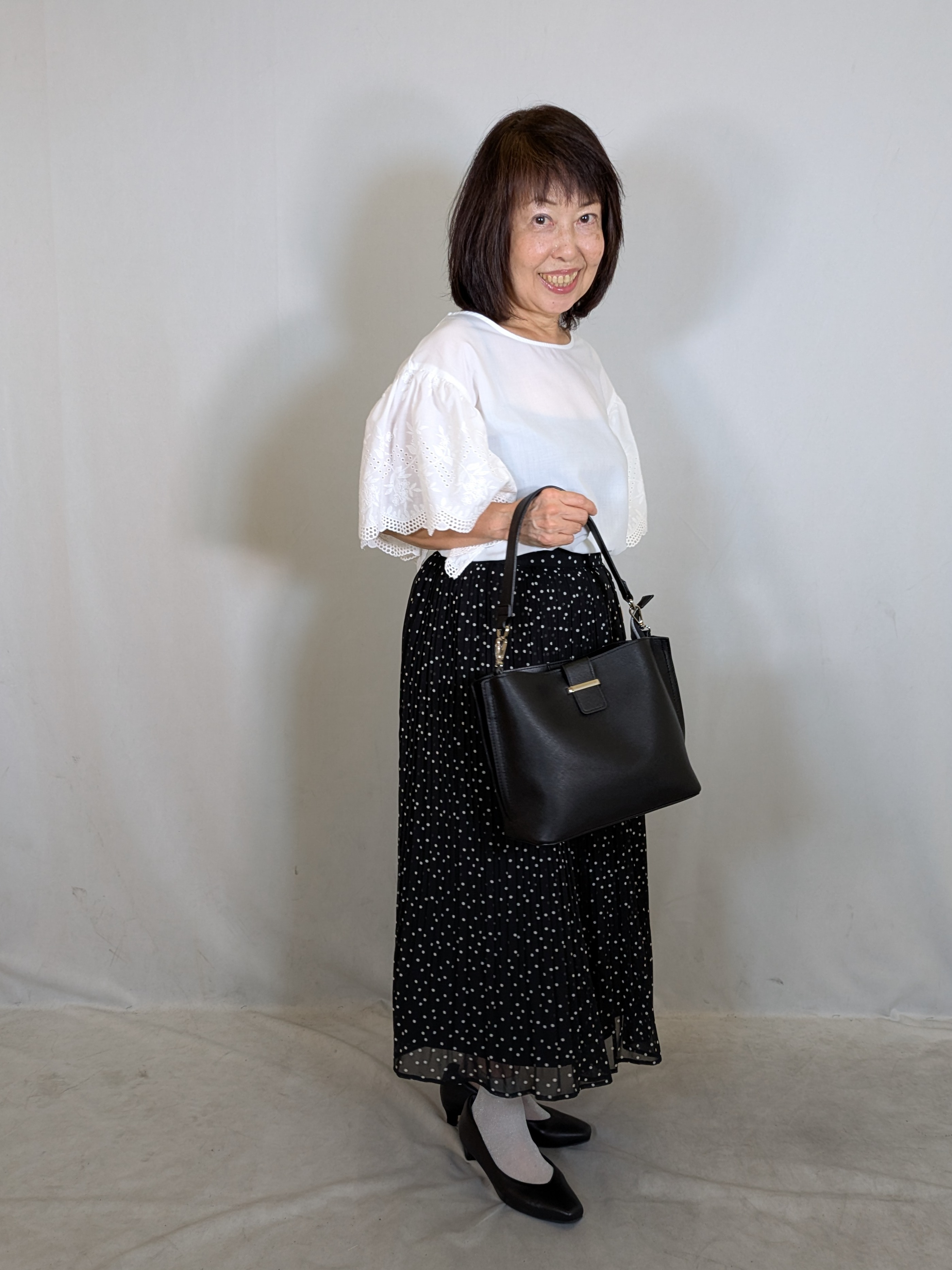 k.kazunoさんの「Reflect｜【通勤◎】スカラップレーススリーブ ブラウス」を使ったコーディネート