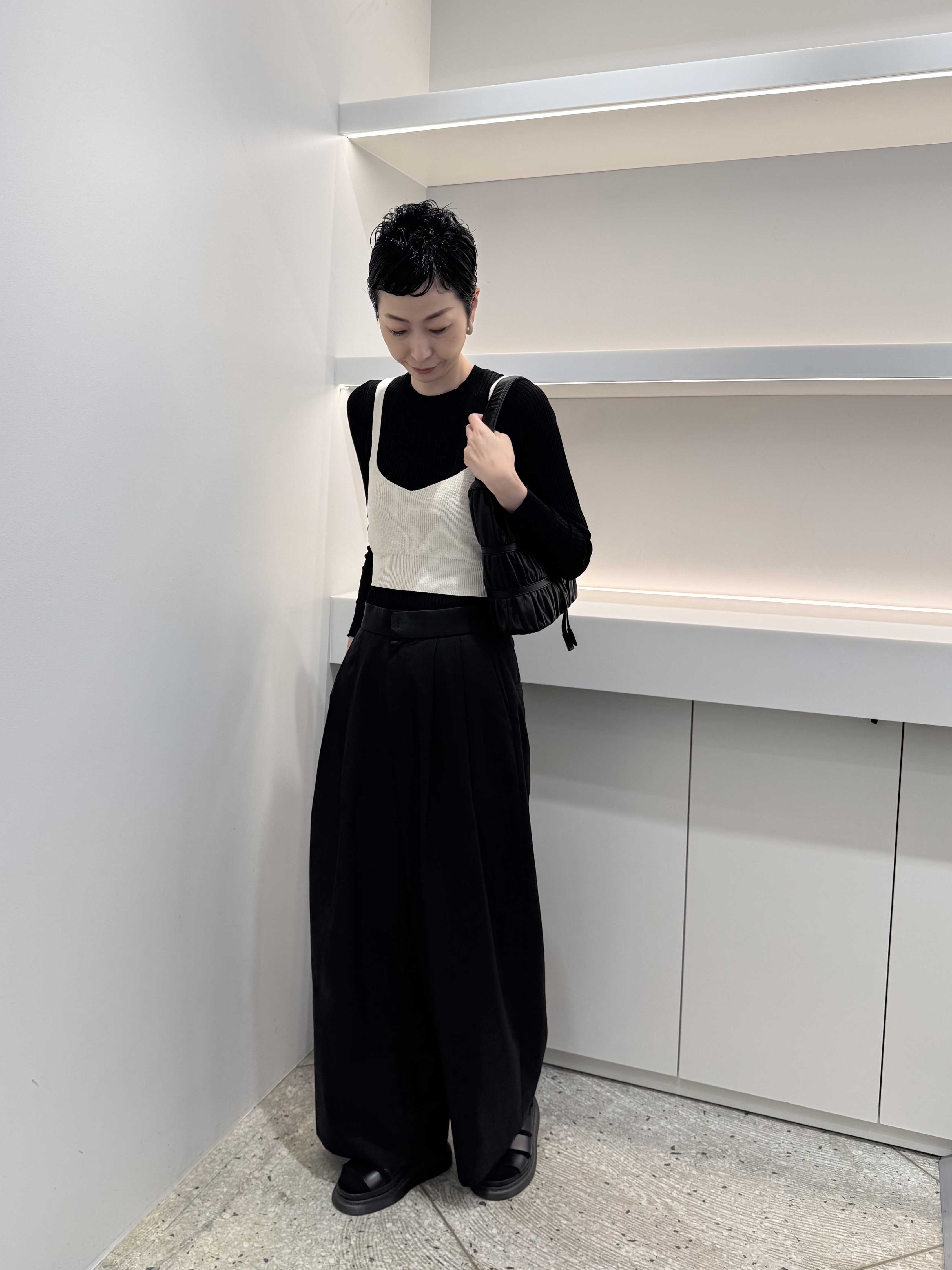 Kさんの「HIROKO HAYASHI｜CRESPA（クレスパ）ワンショルダーバッグ」を使ったコーディネート