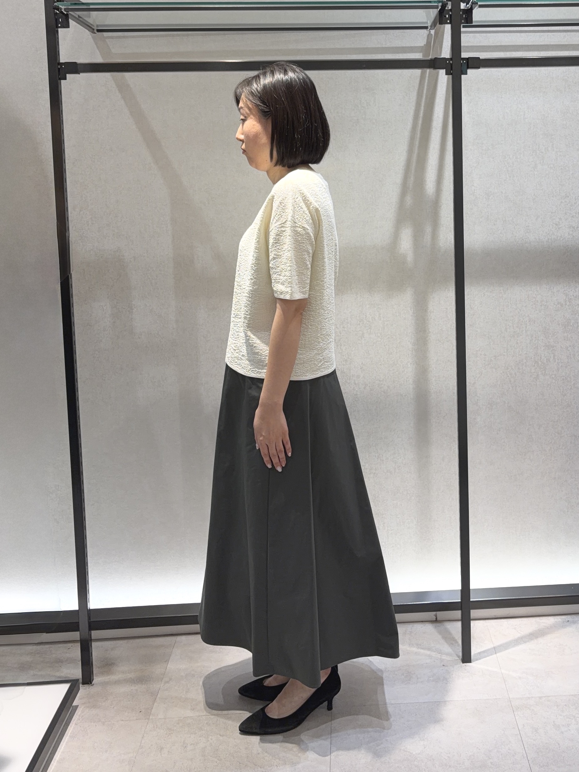 わたなべさんの「UNTITLED｜【セットアップ可/ストレッチ性】ドライタッチニットプルオーバー」を使ったコーディネート