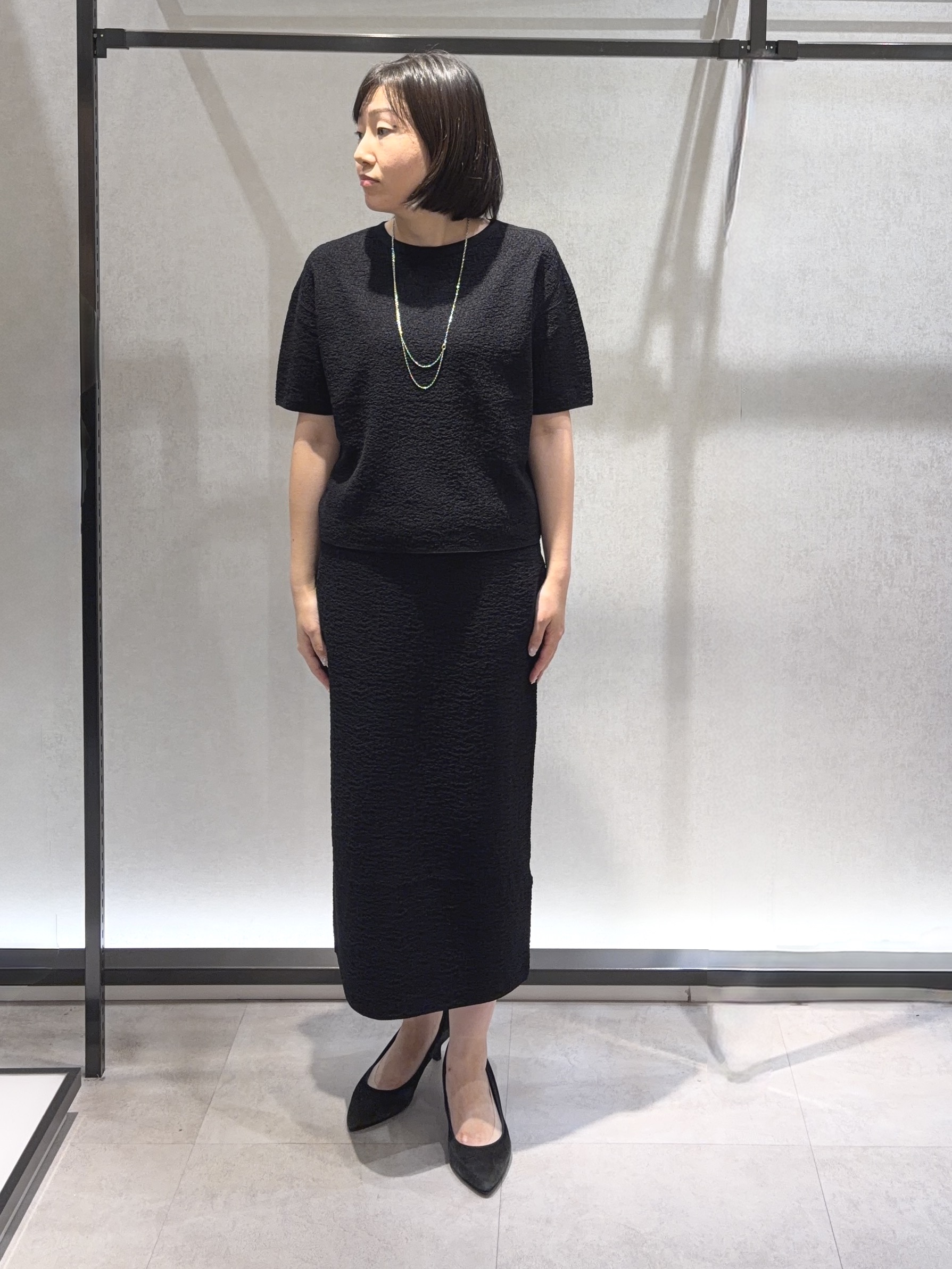 わたなべさんの「UNTITLED｜【セットアップ可/ストレッチ性】ドライタッチニットプルオーバー」を使ったコーディネート