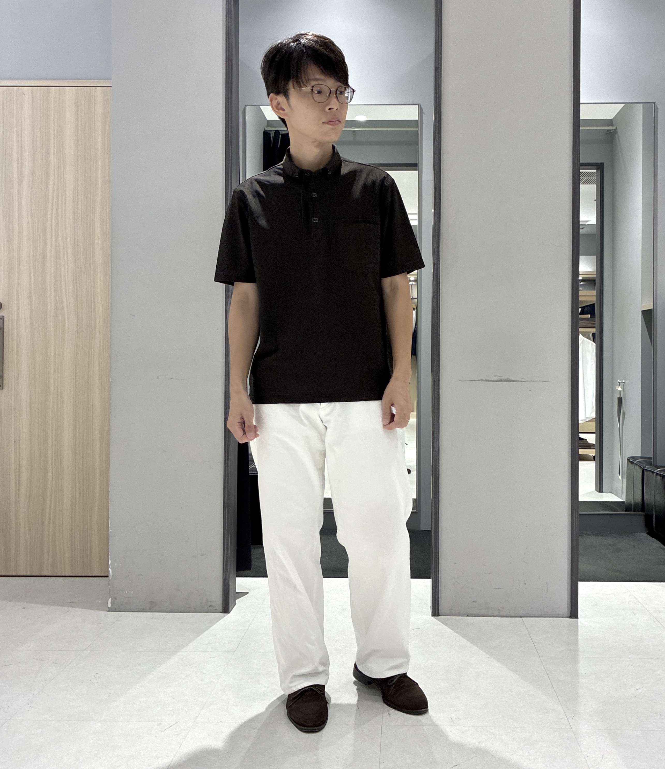 わいずみさんの「TAKEO KIKUCHI｜【360&deg;ストレッチ／軽量】None Of Stress ライト ジャケット（セットアップ対応）」を使ったコーディネート