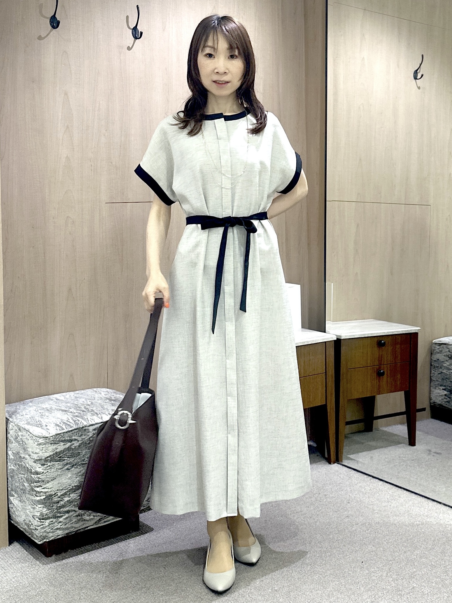 Miwaさんの「UNTITLED｜【アンサンブル可能/秋羽織り】コンパクトニットカーディガン」を使ったコーディネート