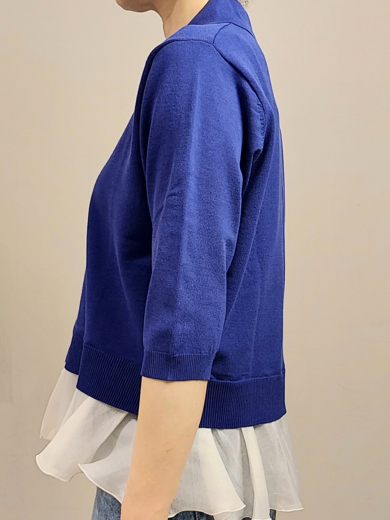 MAKIさんの「index｜裾シアードッキングニット【洗濯機OK】」を使ったコーディネート