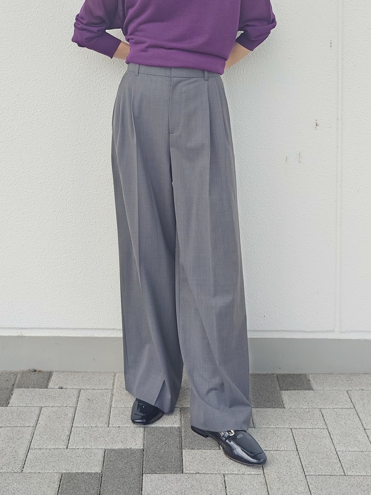 MUTSUKOさんの「UNTITLED｜【アンサンブル可/秋羽織り/シアー】前後2WAYカーディガン」を使ったコーディネート