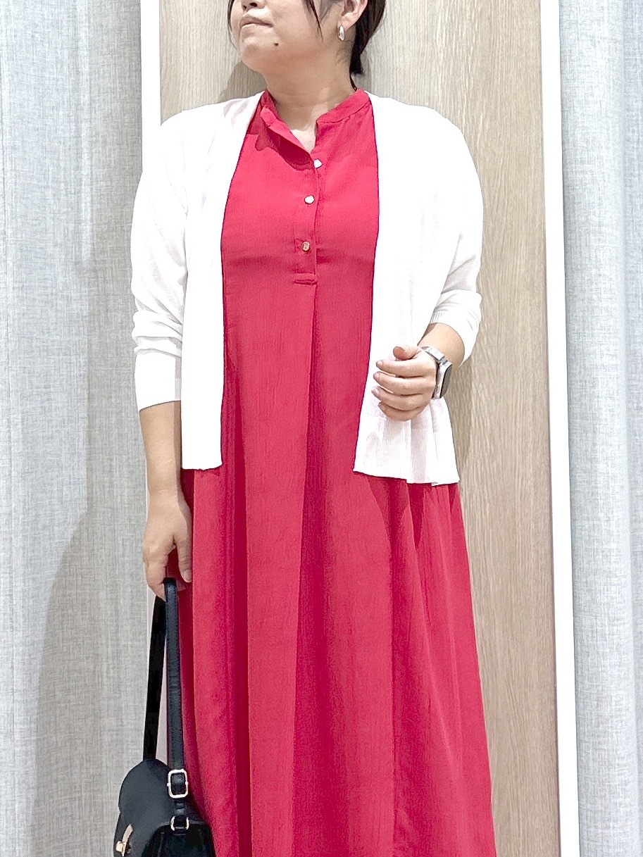 naoさんの「grove｜高評価！【接触冷感／UVカットetc】ベーシックショートカーディガン」を使ったコーディネート