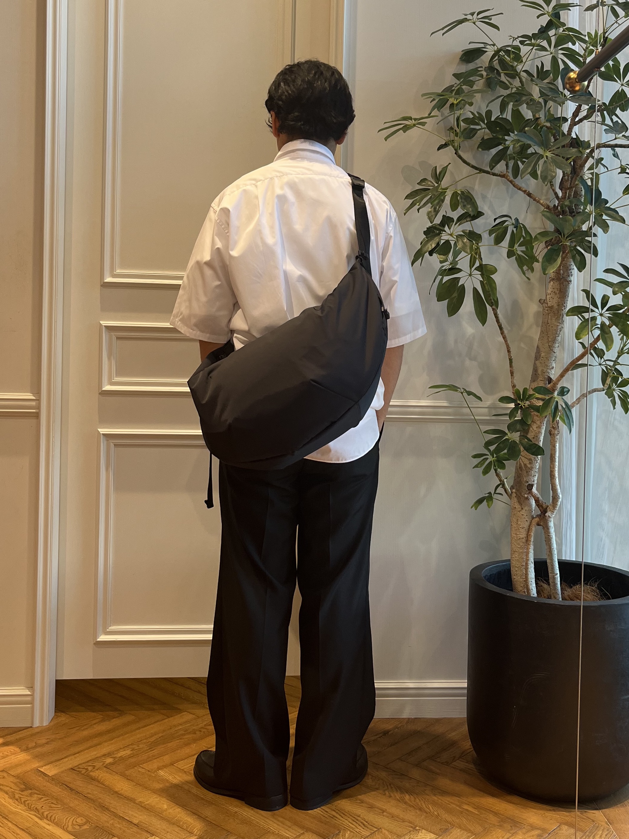Tokuさんの「DRESSTERIOR｜【接触冷感／抗菌防臭／消臭】ICE CLEAR COTTON ポケットTシャツ」を使ったコーディネート