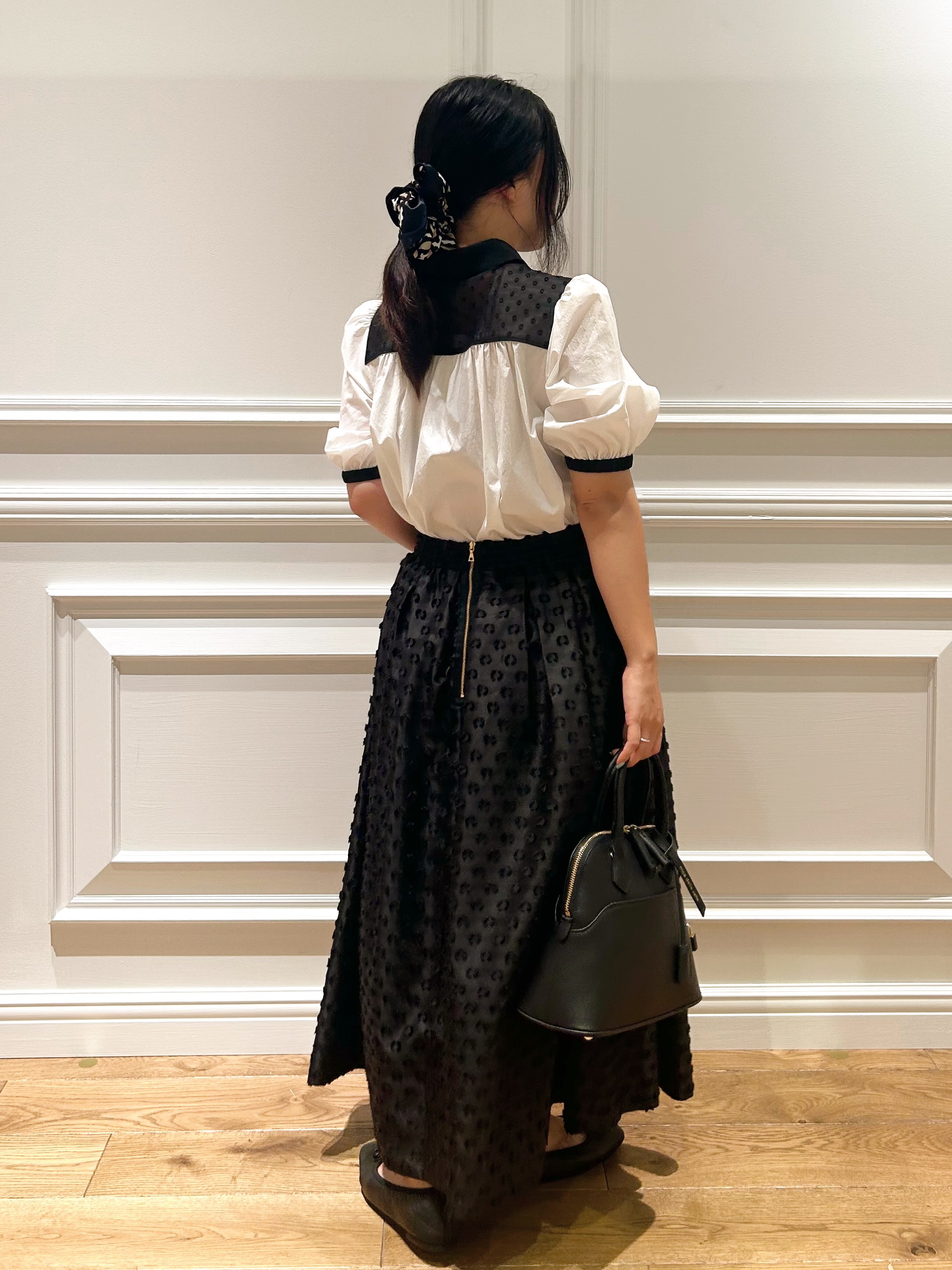 とりみさんの「DRESSTERIOR｜【着映え】ブザム チュニックブラウス」を使ったコーディネート
