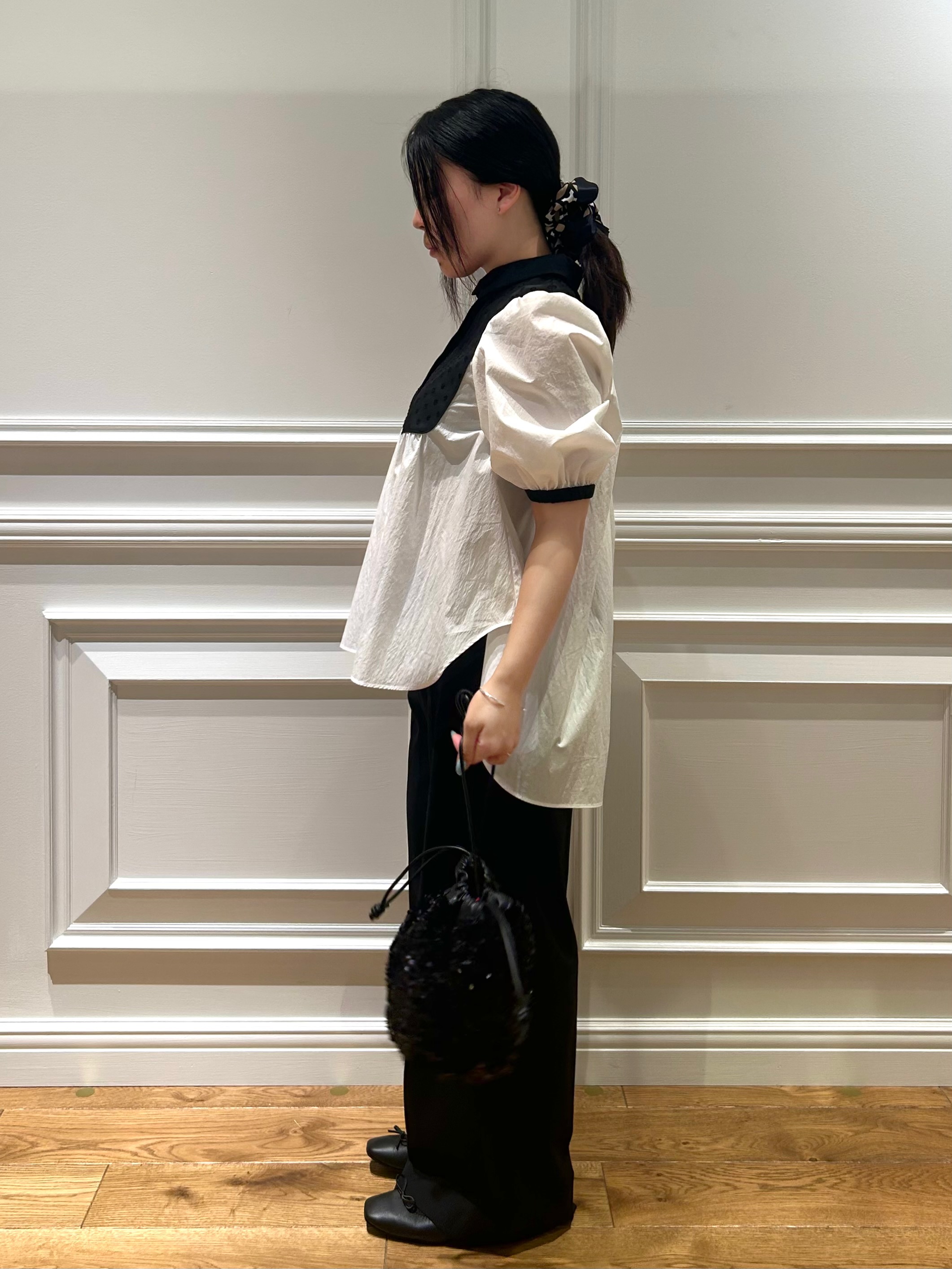 とりみさんの「DRESSTERIOR｜【着映え】ブザム チュニックブラウス」を使ったコーディネート
