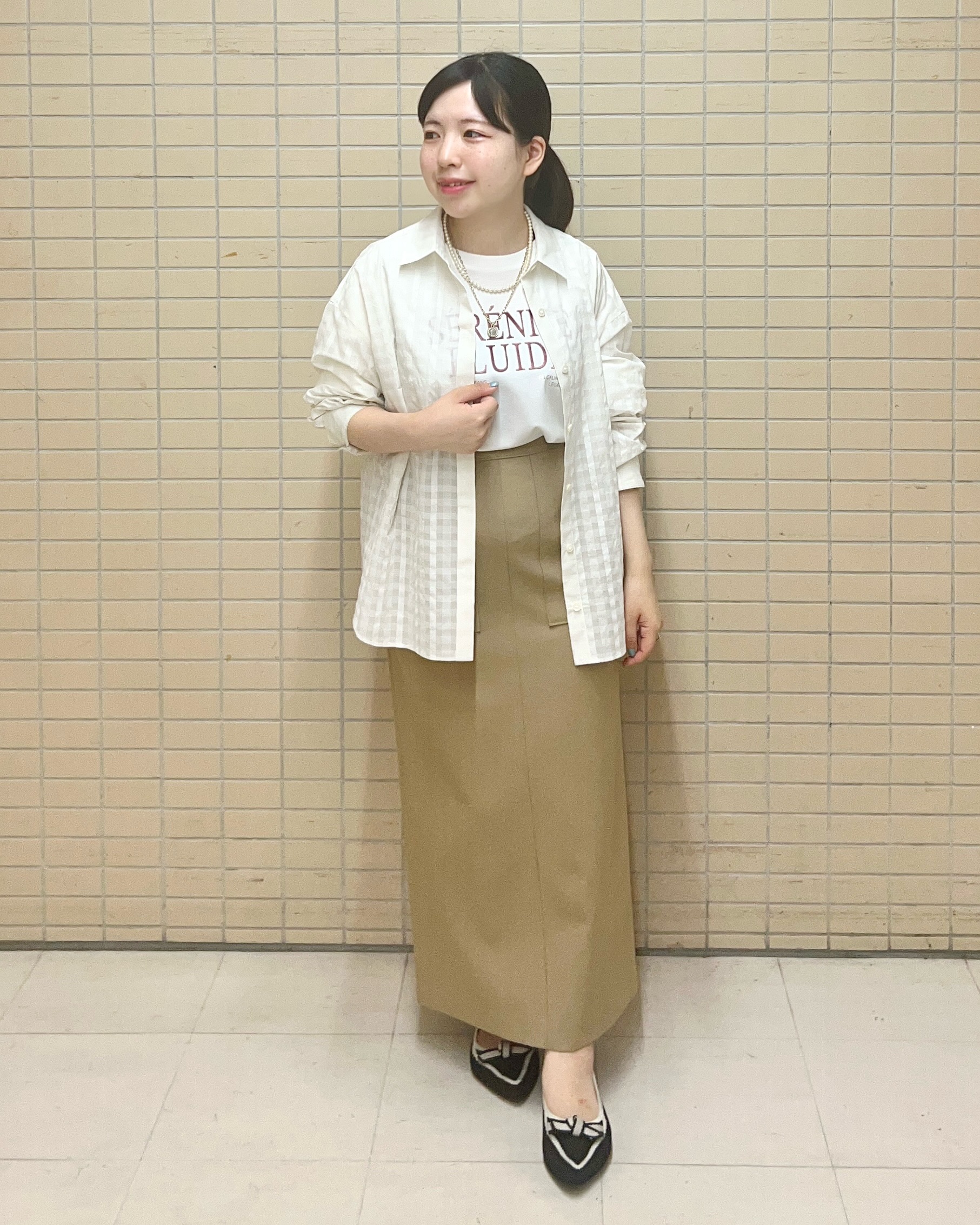 Mitsukiさんの「UNTITLED｜【丈感すっきり】ベロアプリントロゴT」を使ったコーディネート