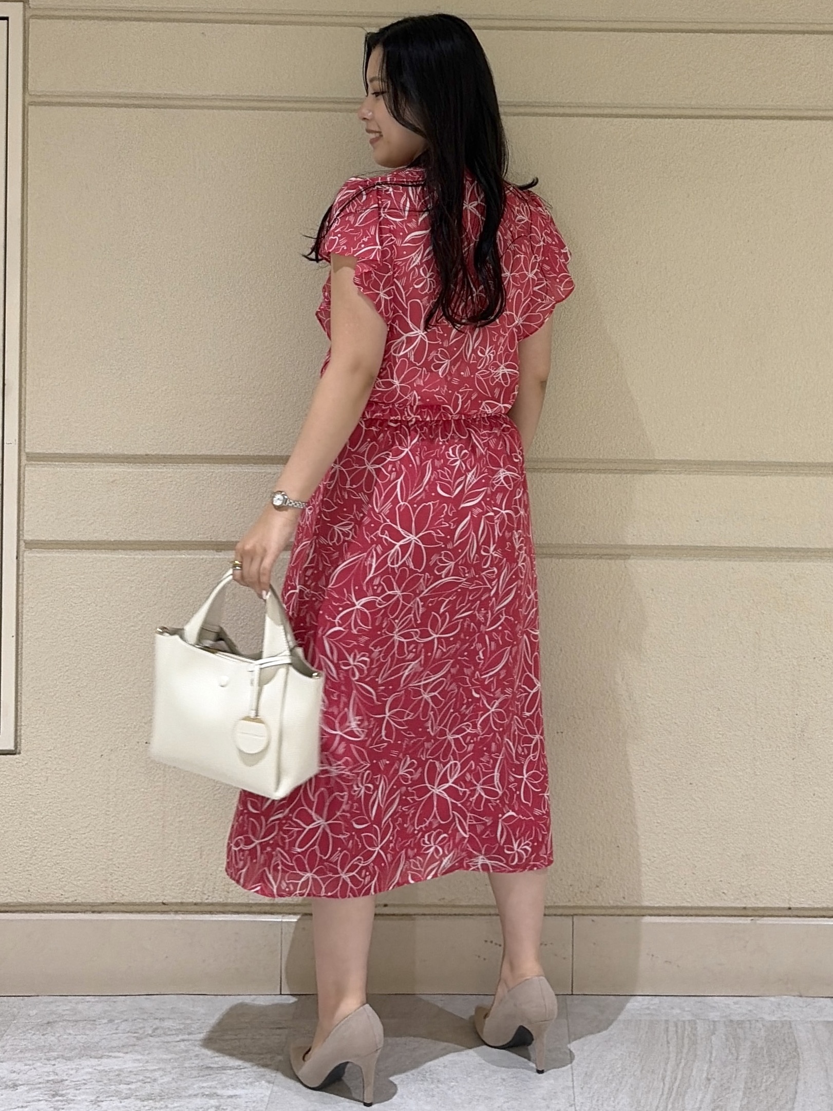 Momokaさんの「COUP DE CHANCE｜【手洗い可／日本製】フラワーリボンブラウス」を使ったコーディネート