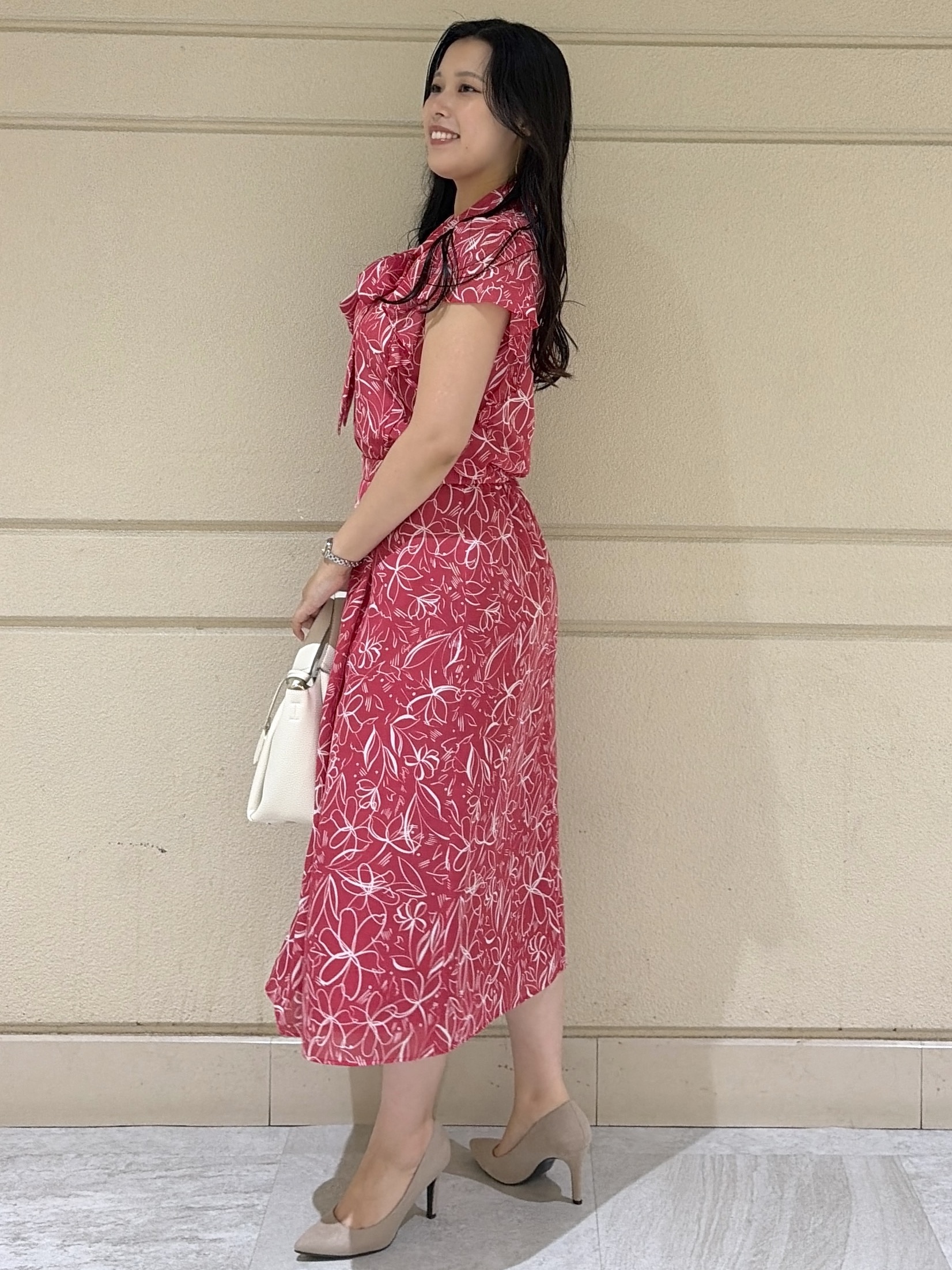 Momokaさんの「COUP DE CHANCE｜【手洗い可／日本製】フラワーリボンブラウス」を使ったコーディネート