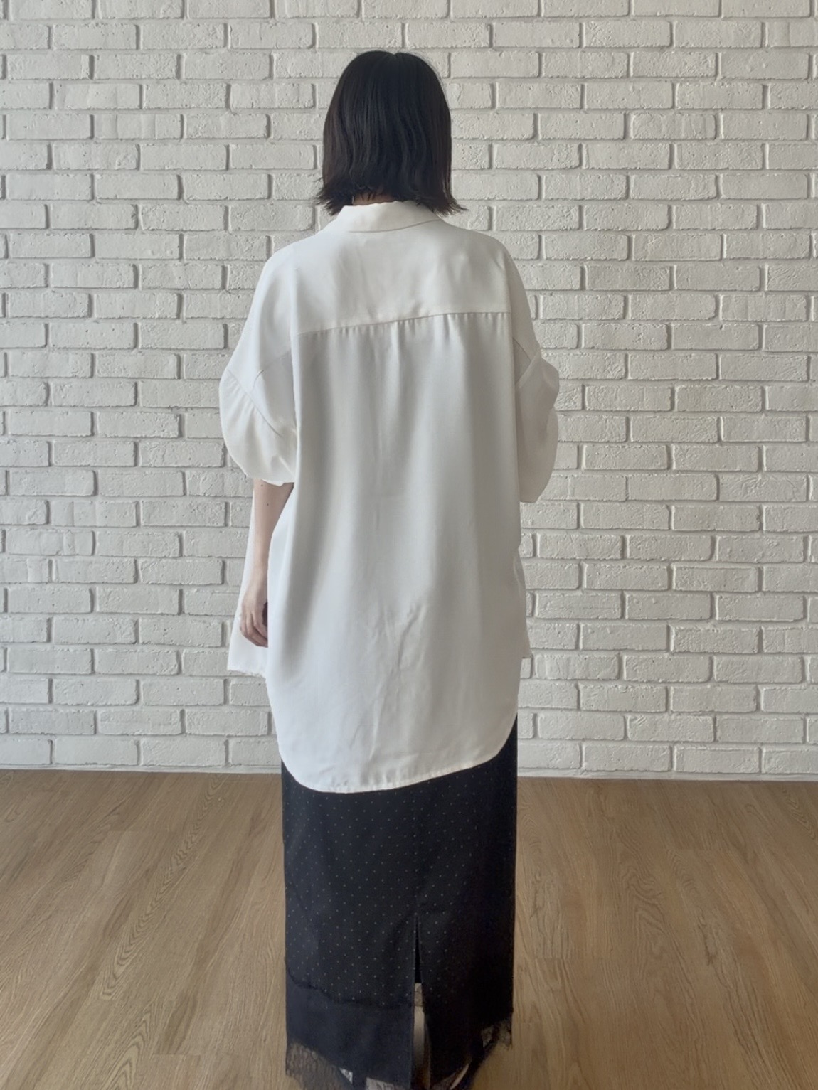 abeさんの「tk.TAKEO KIKUCHI｜【選べる7色】トロミドレープカラーシャツ/トロミ/梨地/7色/レギュラーカラー/長袖」を使ったコーディネート