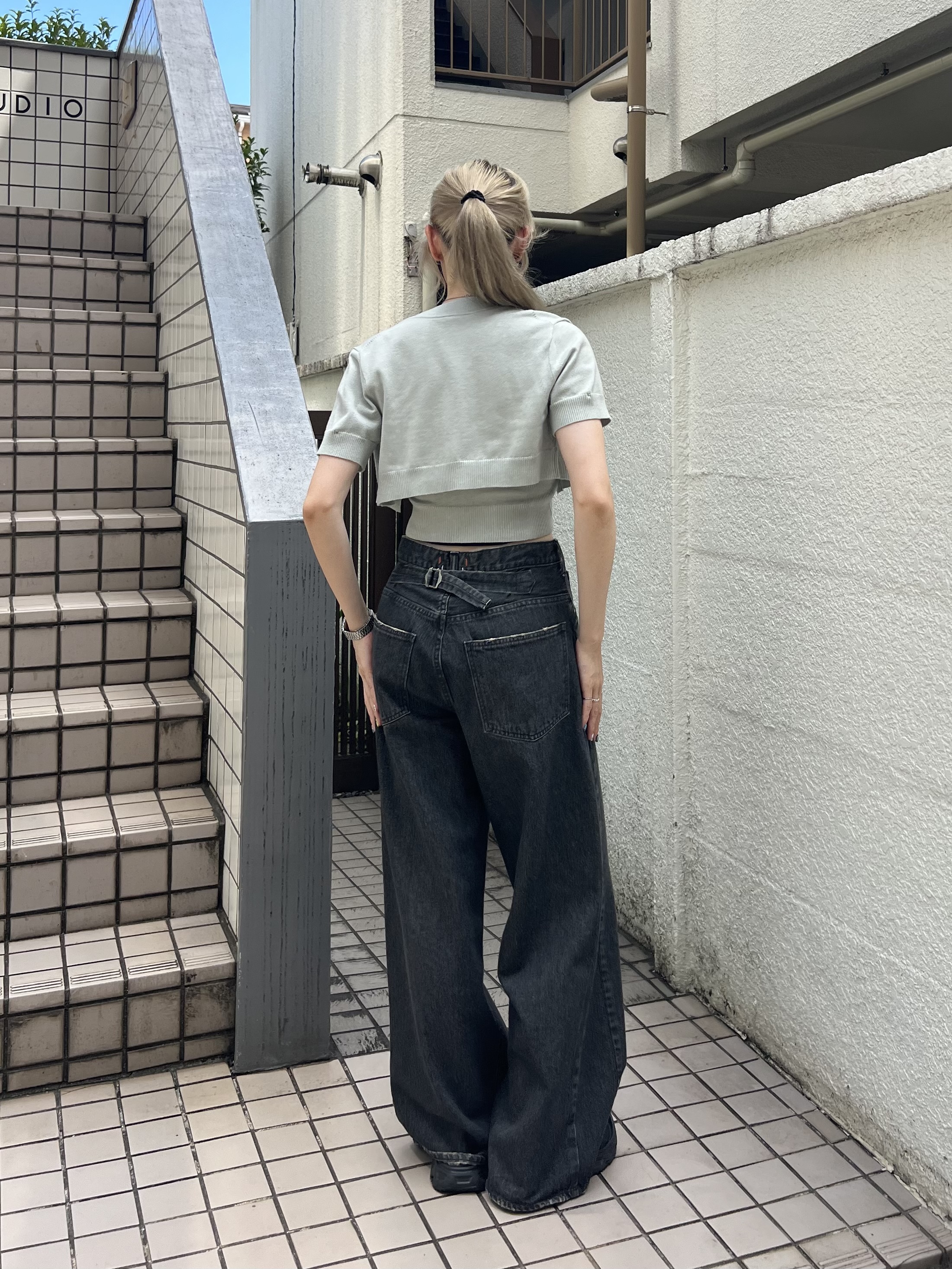 honoka Aさんの「CODE A｜modular button knit cardigan」を使ったコーディネート