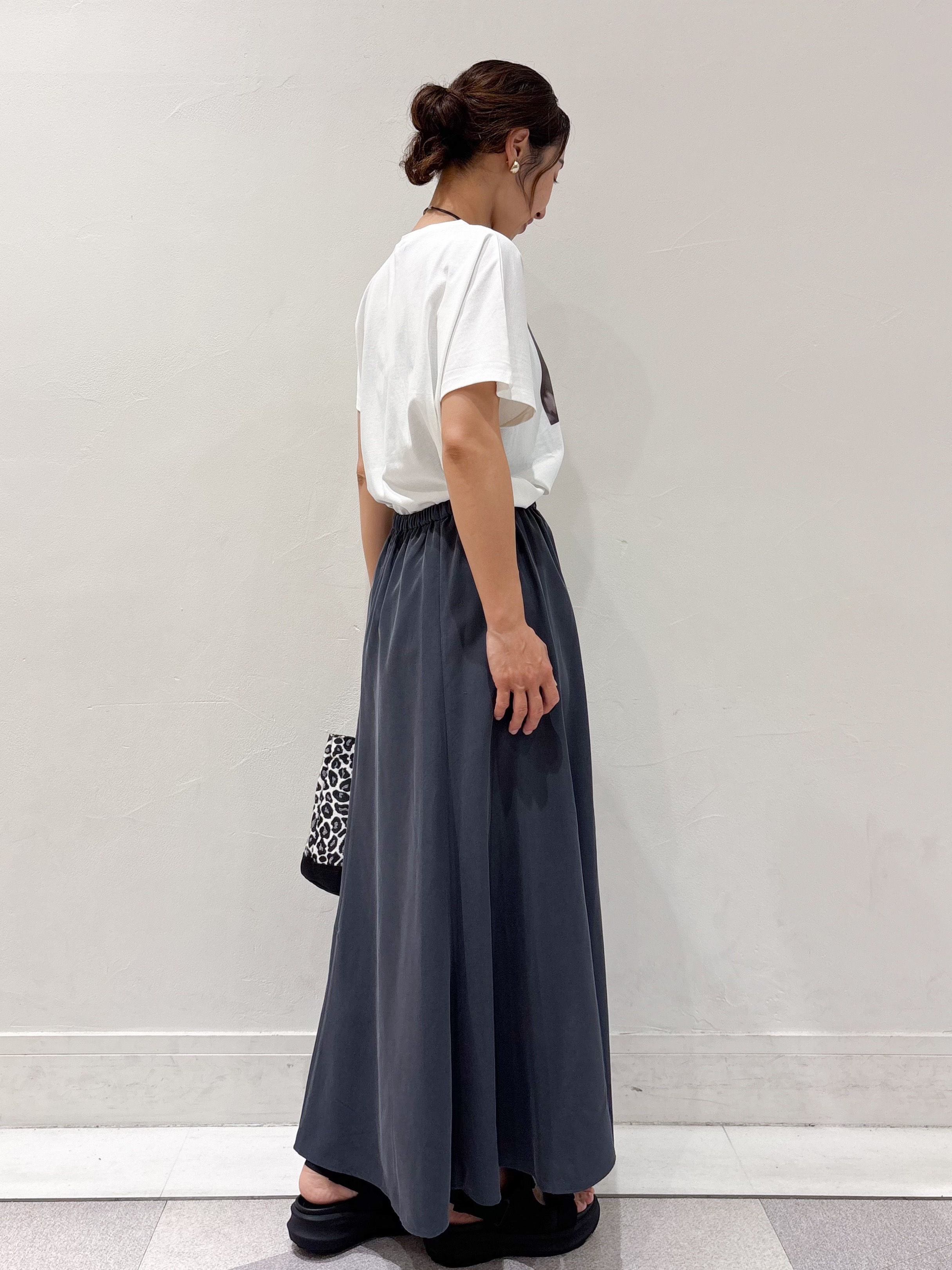 ちえさんの「OPAQUE.CLIP｜フォトプリントTシャツ【洗濯機OK】」を使ったコーディネート