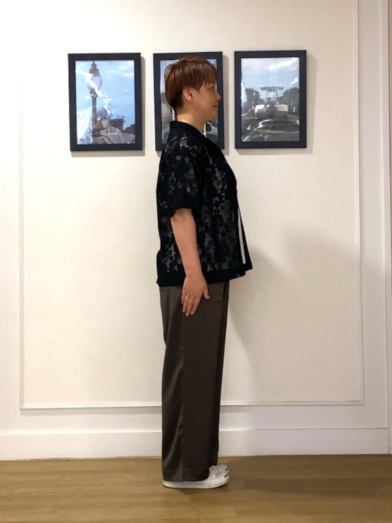 Hiroさんの「Dessin｜カラミレース 開襟シャツ」を使ったコーディネート