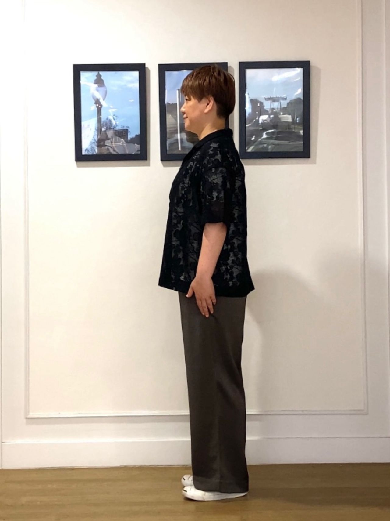 Hiroさんの「Dessin｜カラミレース 開襟シャツ」を使ったコーディネート