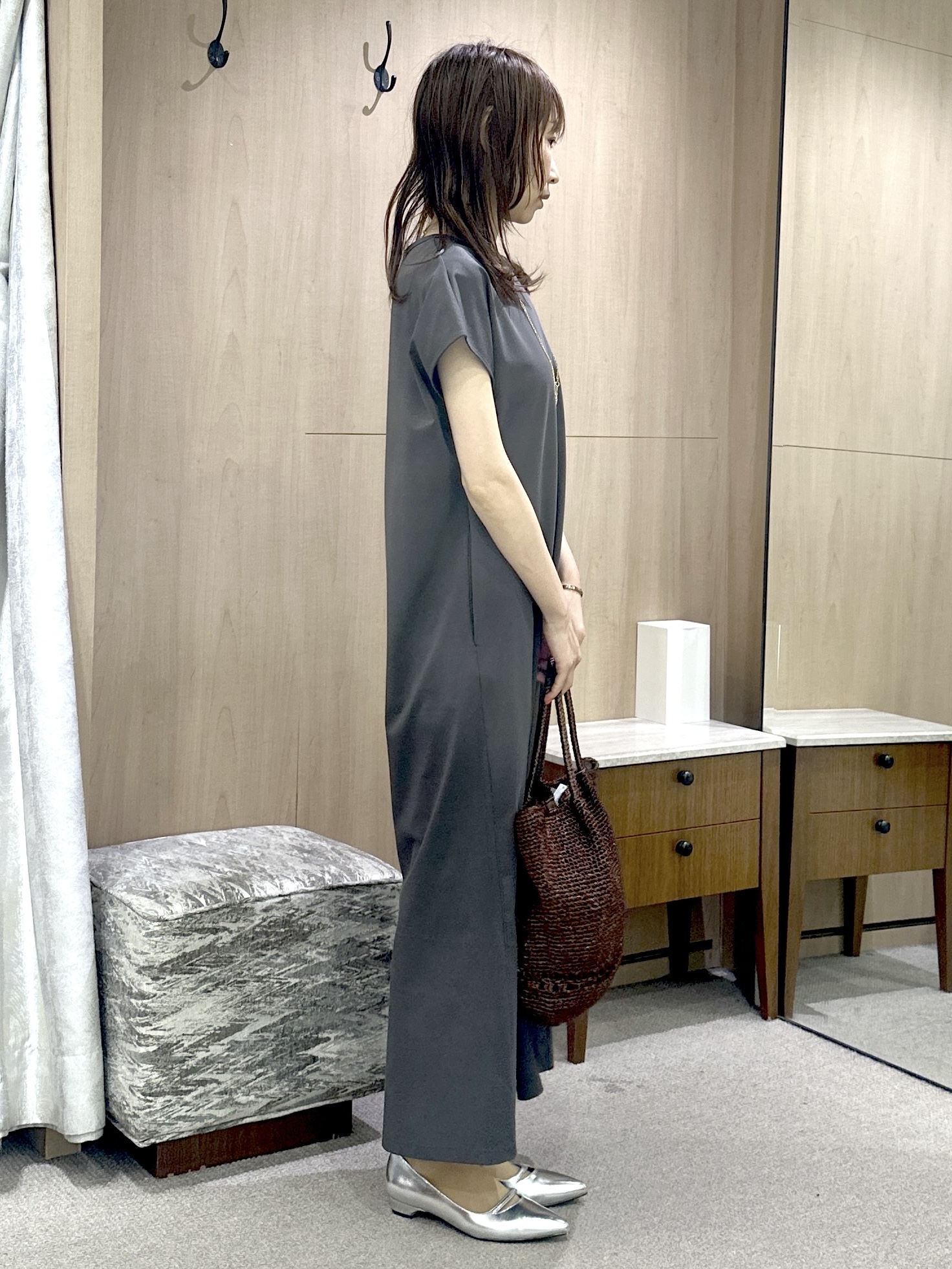 Miwaさんの「UNTITLED｜ストライプシャツ」を使ったコーディネート