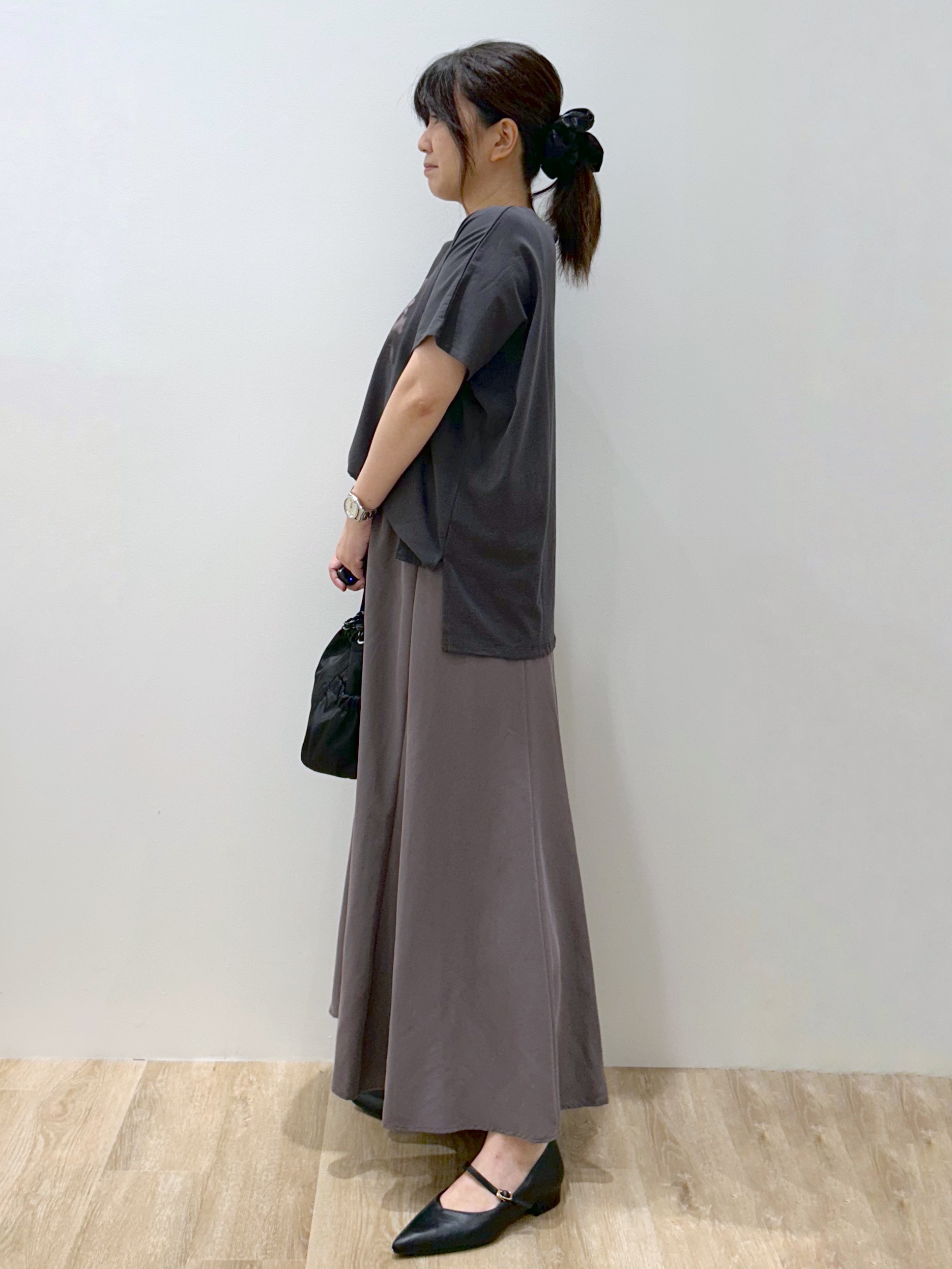 hiroさんの「OPAQUE.CLIP｜フォトプリントTシャツ【洗濯機OK】」を使ったコーディネート