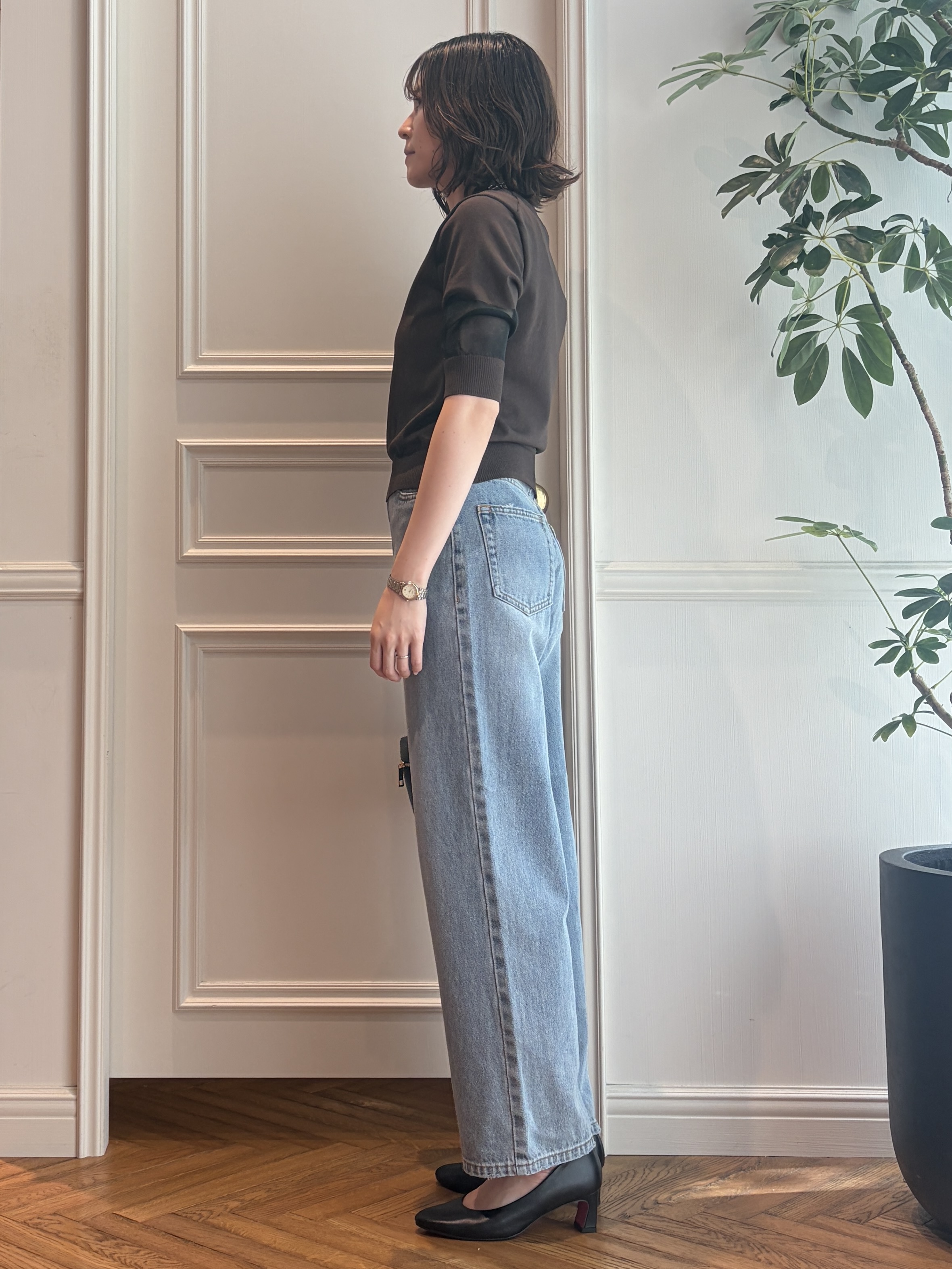 nakaoさんの「DRESSTERIOR｜ヴィンテージ ユーズド ストレートデニム」を使ったコーディネート