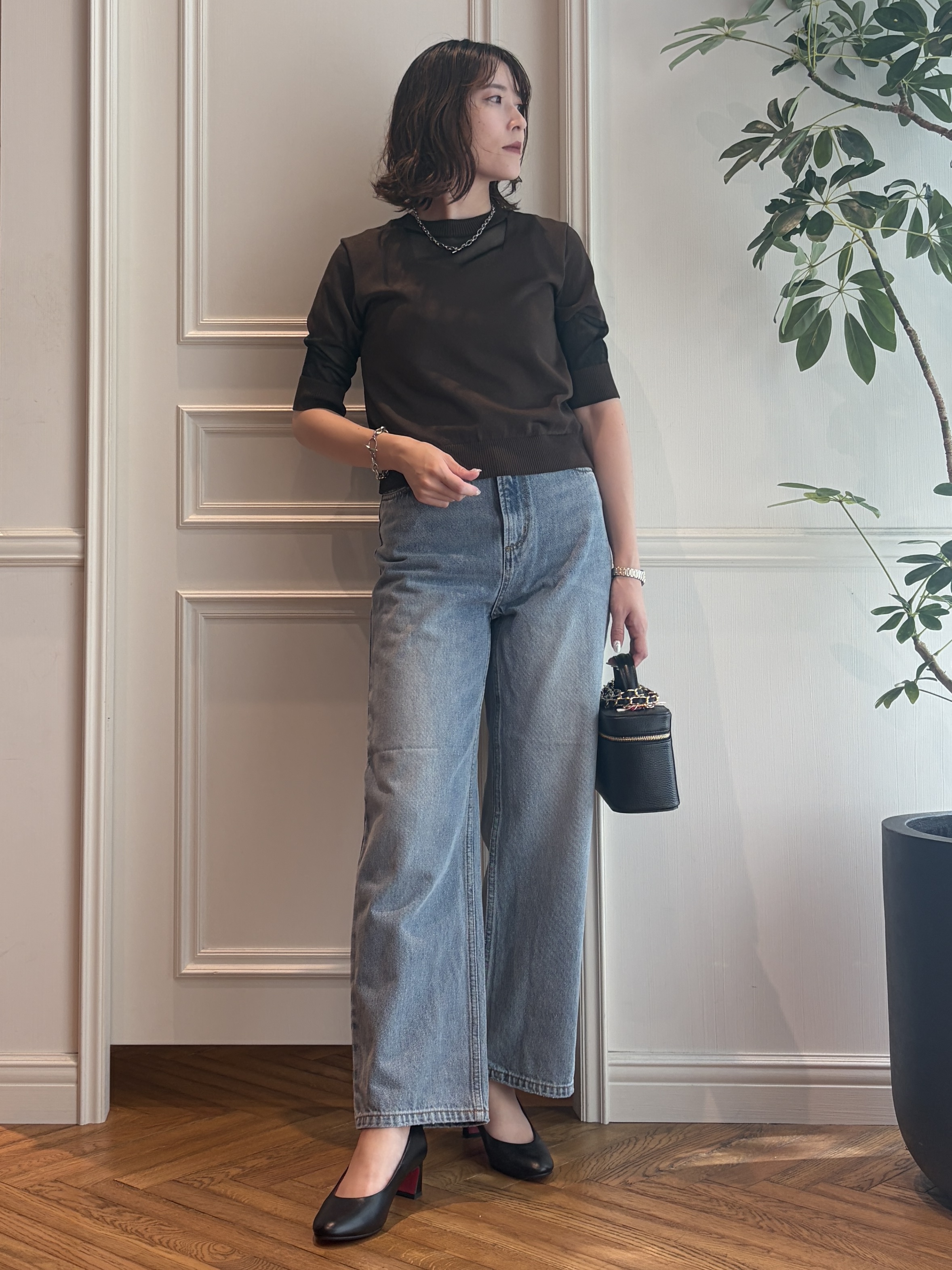 nakaoさんの「DRESSTERIOR｜ヴィンテージ ユーズド ストレートデニム」を使ったコーディネート