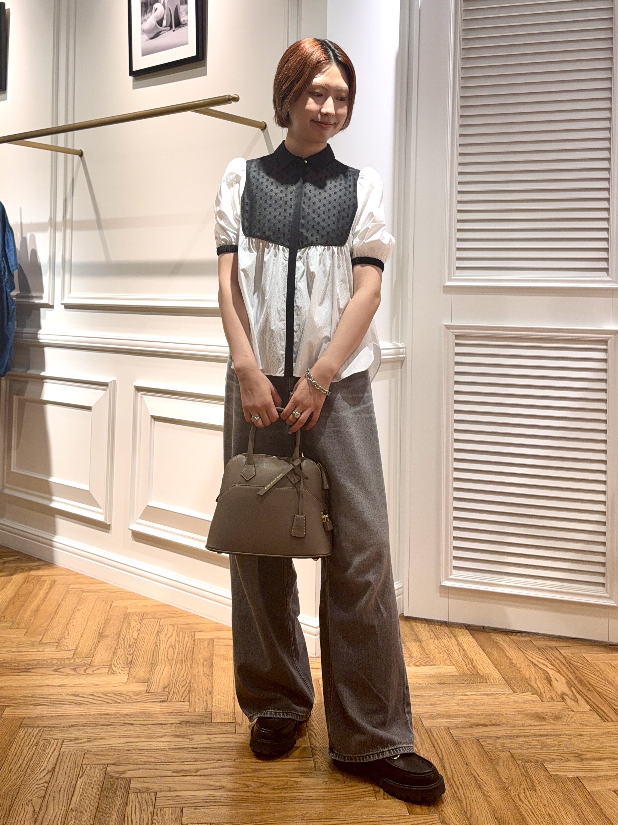 renaさんの「DRESSTERIOR｜【着映え】ブザム チュニックブラウス」を使ったコーディネート