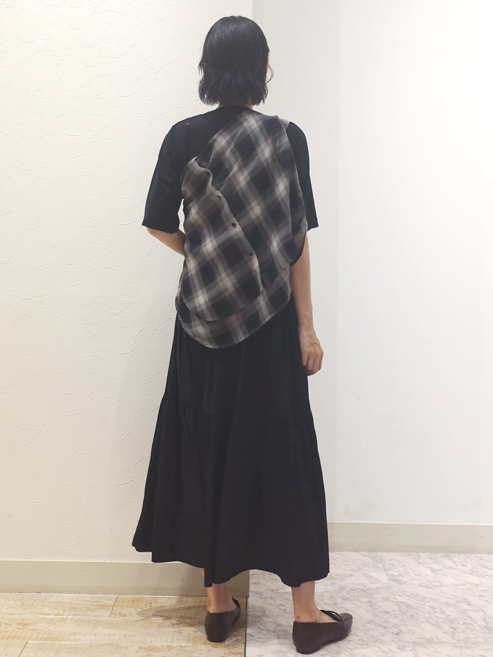 ケイさんの「grove｜【UVカット・洗濯機◎】Tシャツ感覚で着られるコットン混ニット」を使ったコーディネート