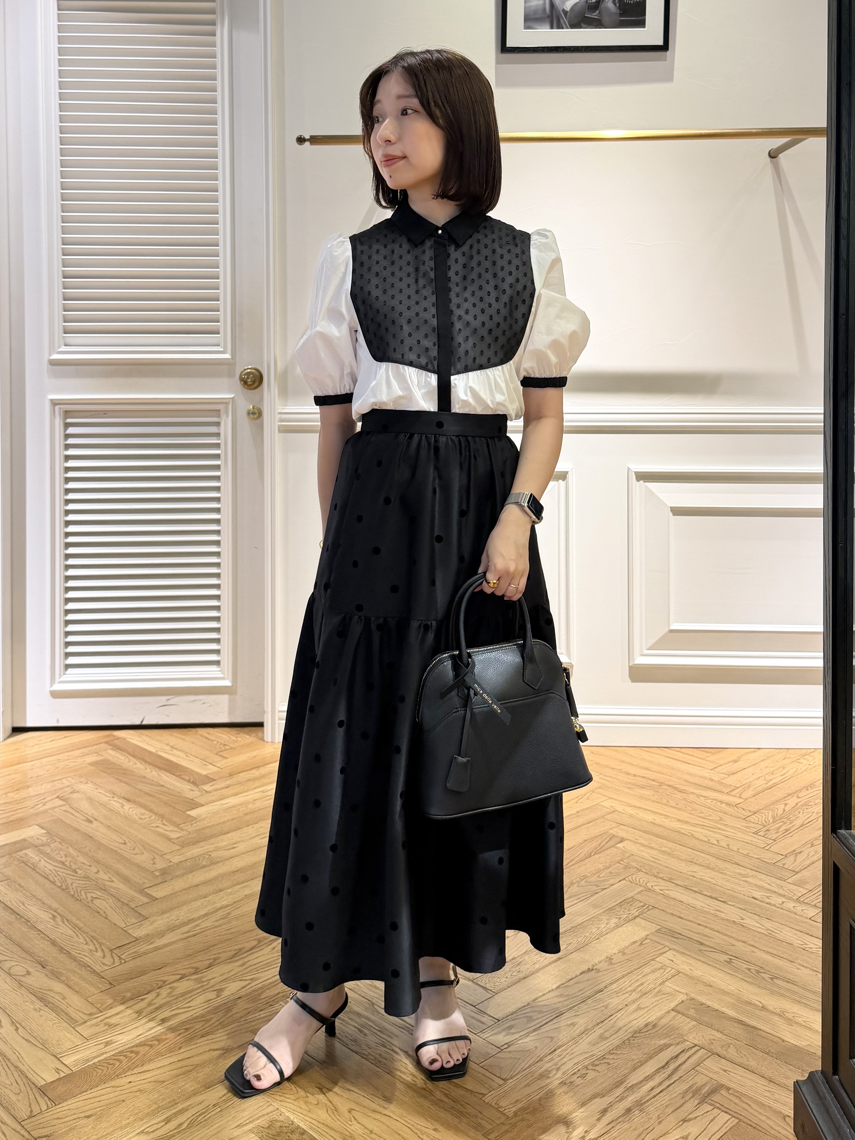 つじ まこさんの「DRESSTERIOR｜【着映え】ブザム チュニックブラウス」を使ったコーディネート
