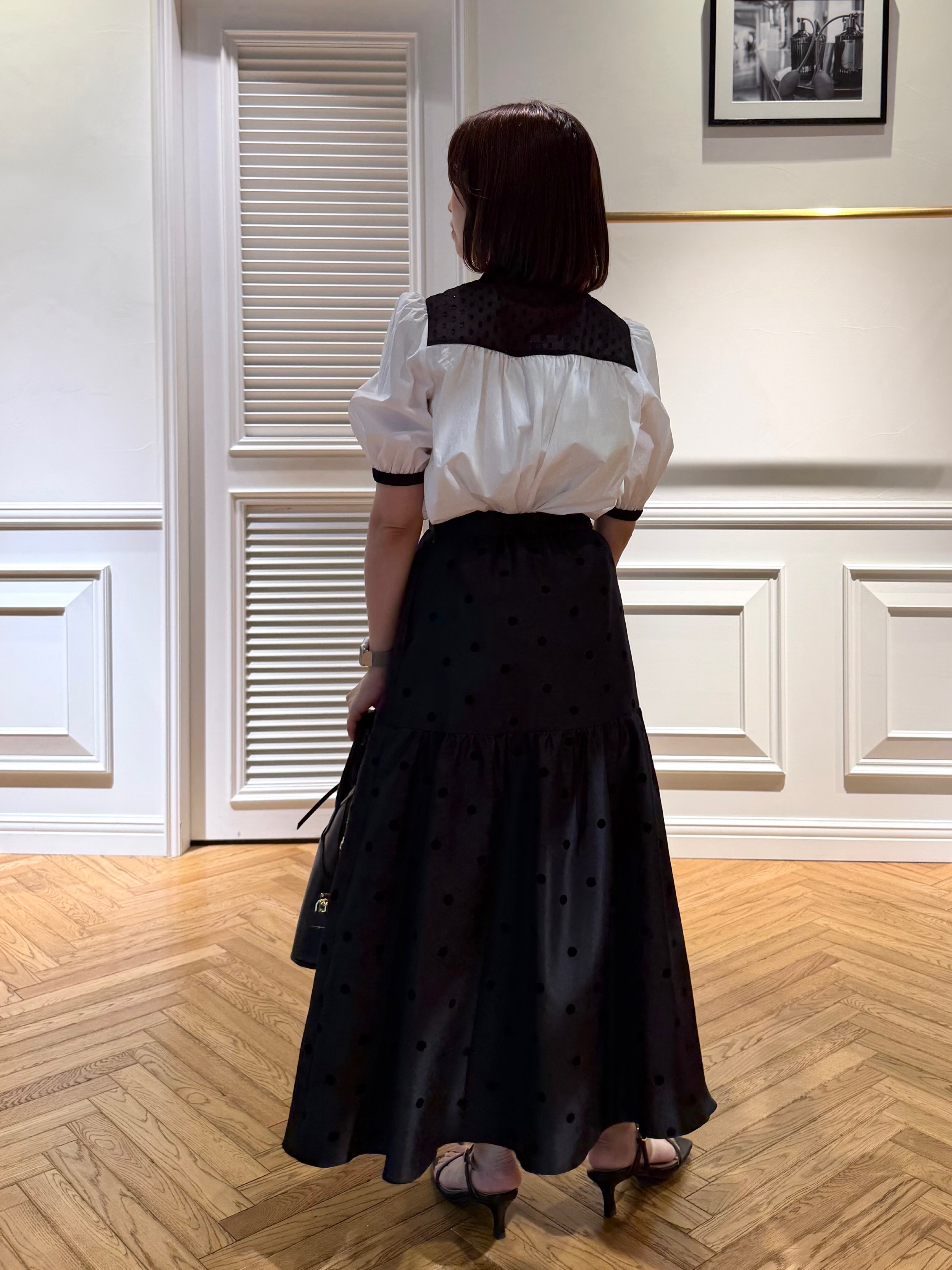 つじ まこさんの「DRESSTERIOR｜【着映え】ブザム チュニックブラウス」を使ったコーディネート