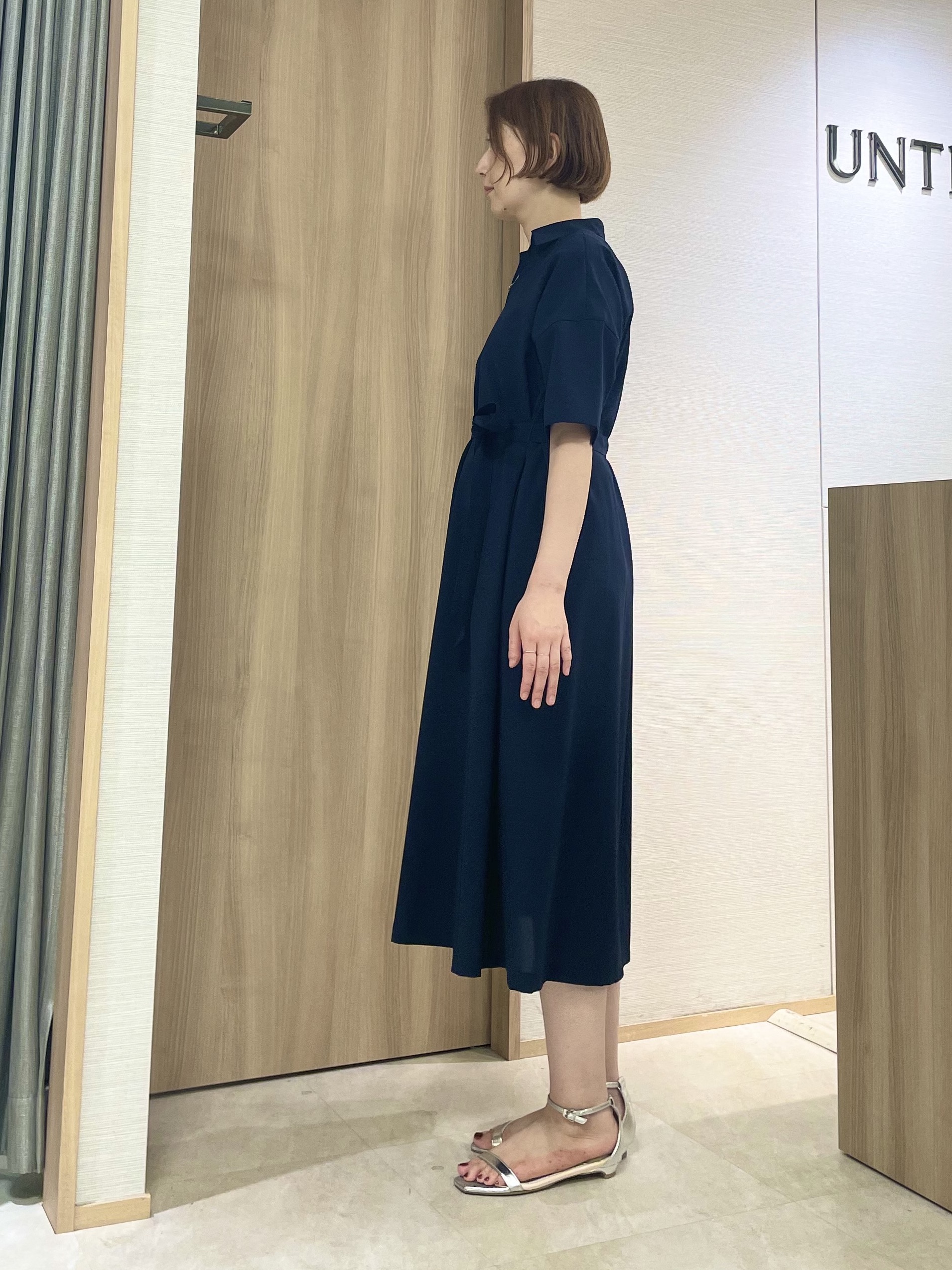 aliceさんの「UNTITLED｜【初秋も活躍/UVカット/接触冷感】エアリークールワンピース」を使ったコーディネート