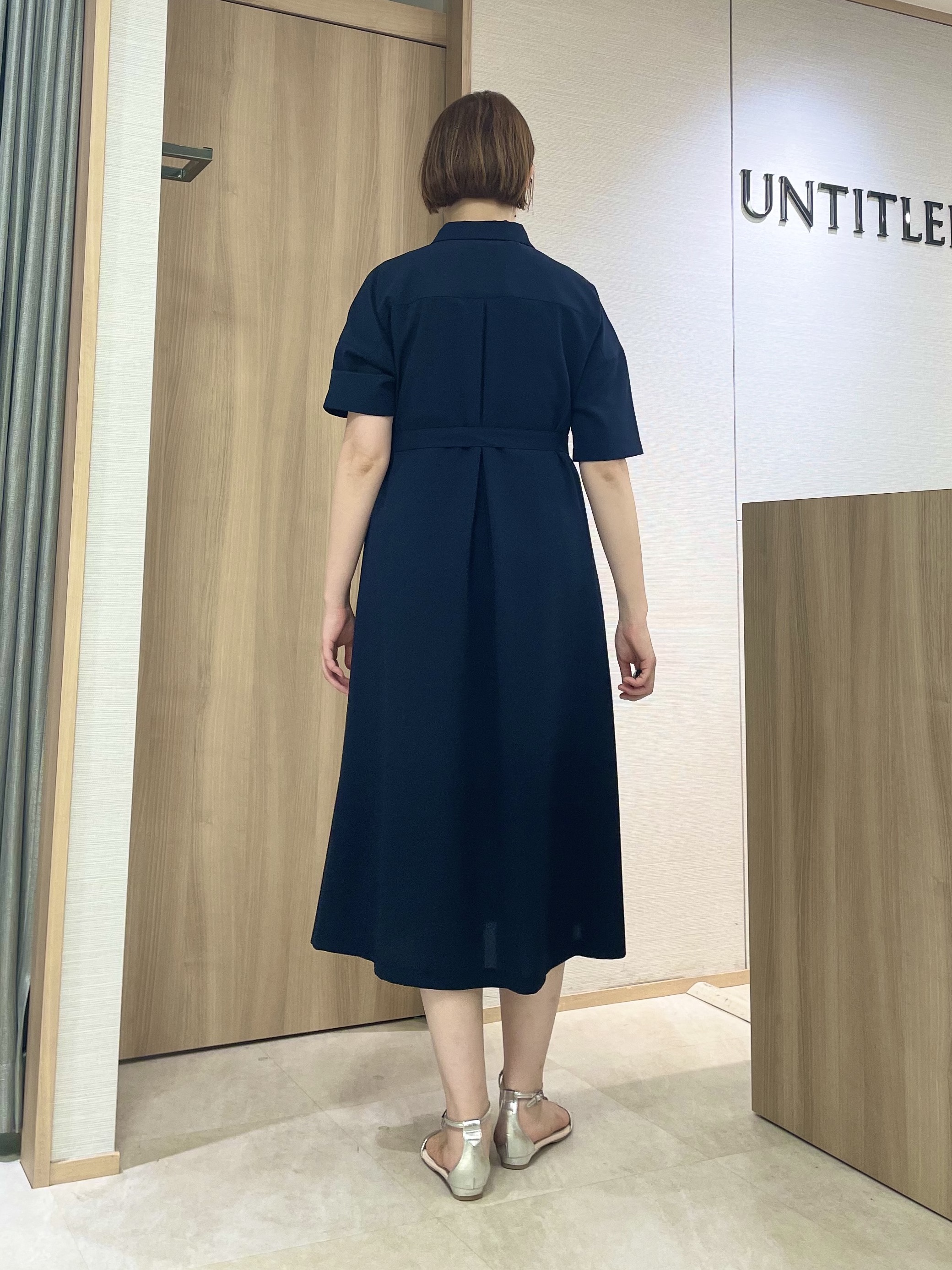 aliceさんの「UNTITLED｜【初秋も活躍/UVカット/接触冷感】エアリークールワンピース」を使ったコーディネート