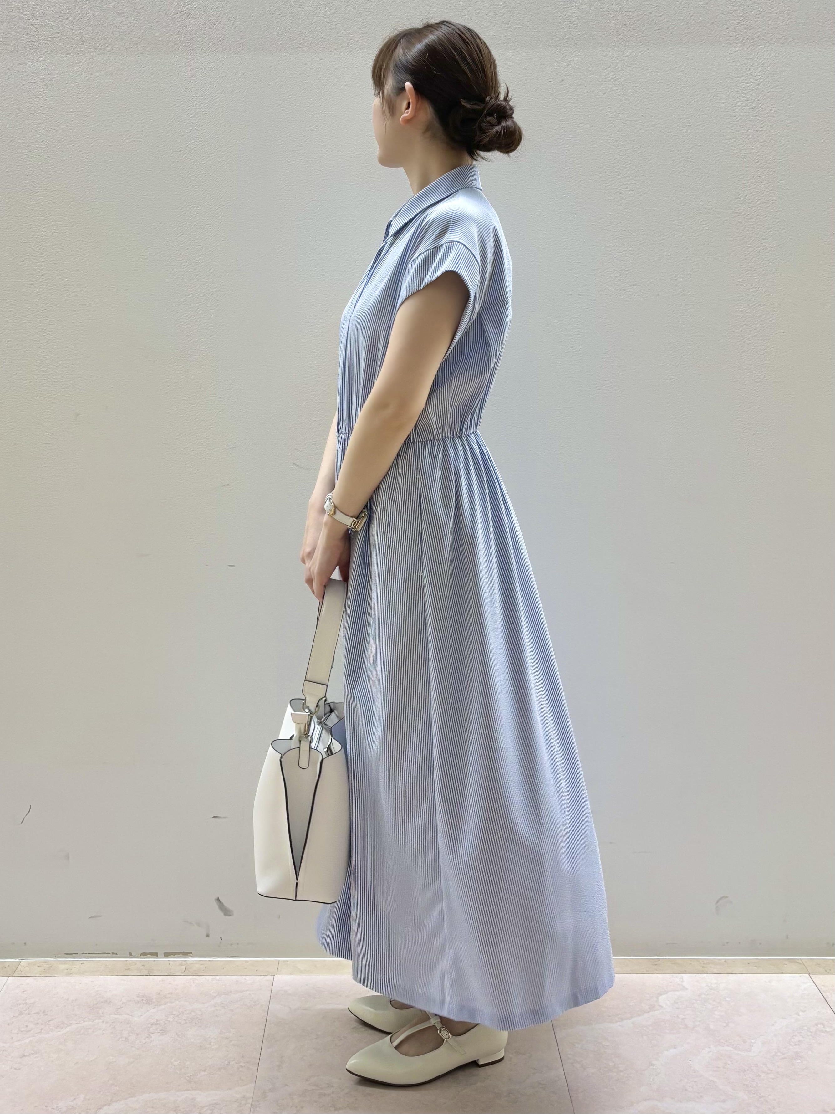 Satoさんの「Reflect｜フレンチスリーブシャツワンピース」を使ったコーディネート