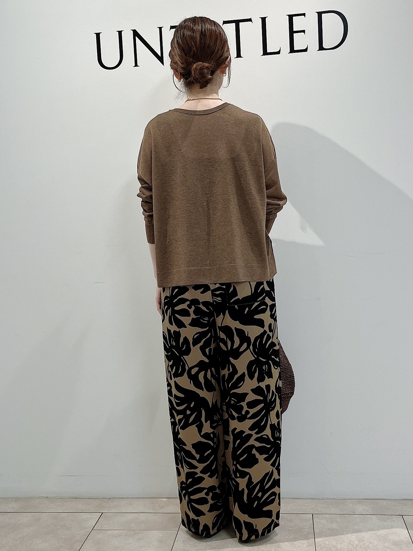 hayaさんの「UNTITLED｜【アンサンブル可/秋羽織り/シアー】前後2WAYカーディガン」を使ったコーディネート