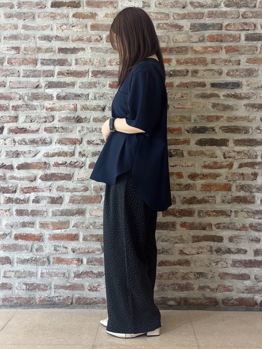 tokiさんの「THE SHOP TK｜【M-XL/秋始めにちょうどいい】細見え5分袖Wポケットシャツ」を使ったコーディネート