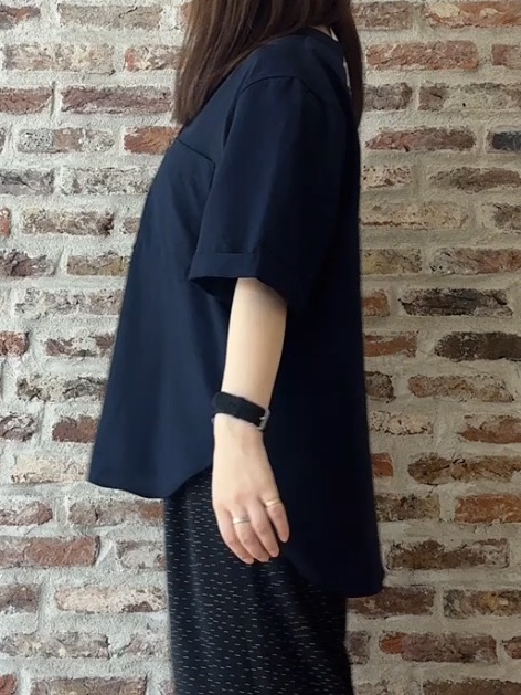 tokiさんの「THE SHOP TK｜【M-XL/秋始めにちょうどいい】細見え5分袖Wポケットシャツ」を使ったコーディネート