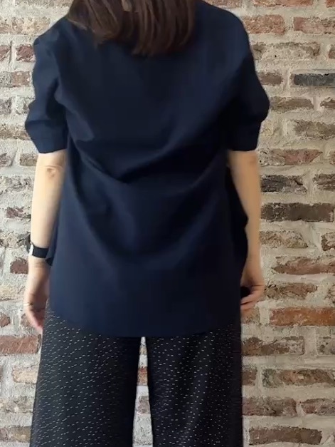 tokiさんの「THE SHOP TK｜【M-XL/秋始めにちょうどいい】細見え5分袖Wポケットシャツ」を使ったコーディネート