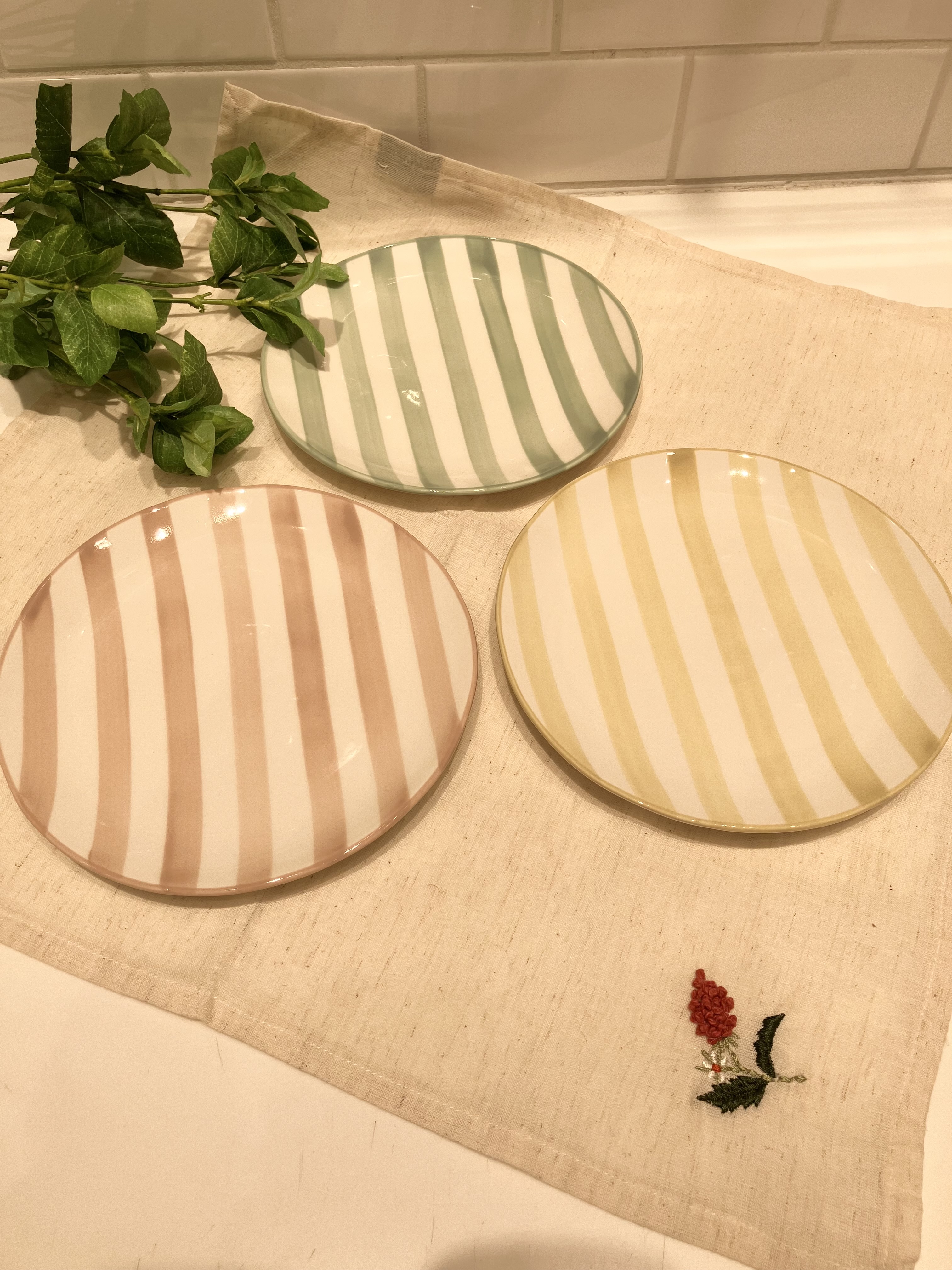 たまさんの「212 KITCHEN STORE｜ストライプ プレート PK」を使ったコーディネート
